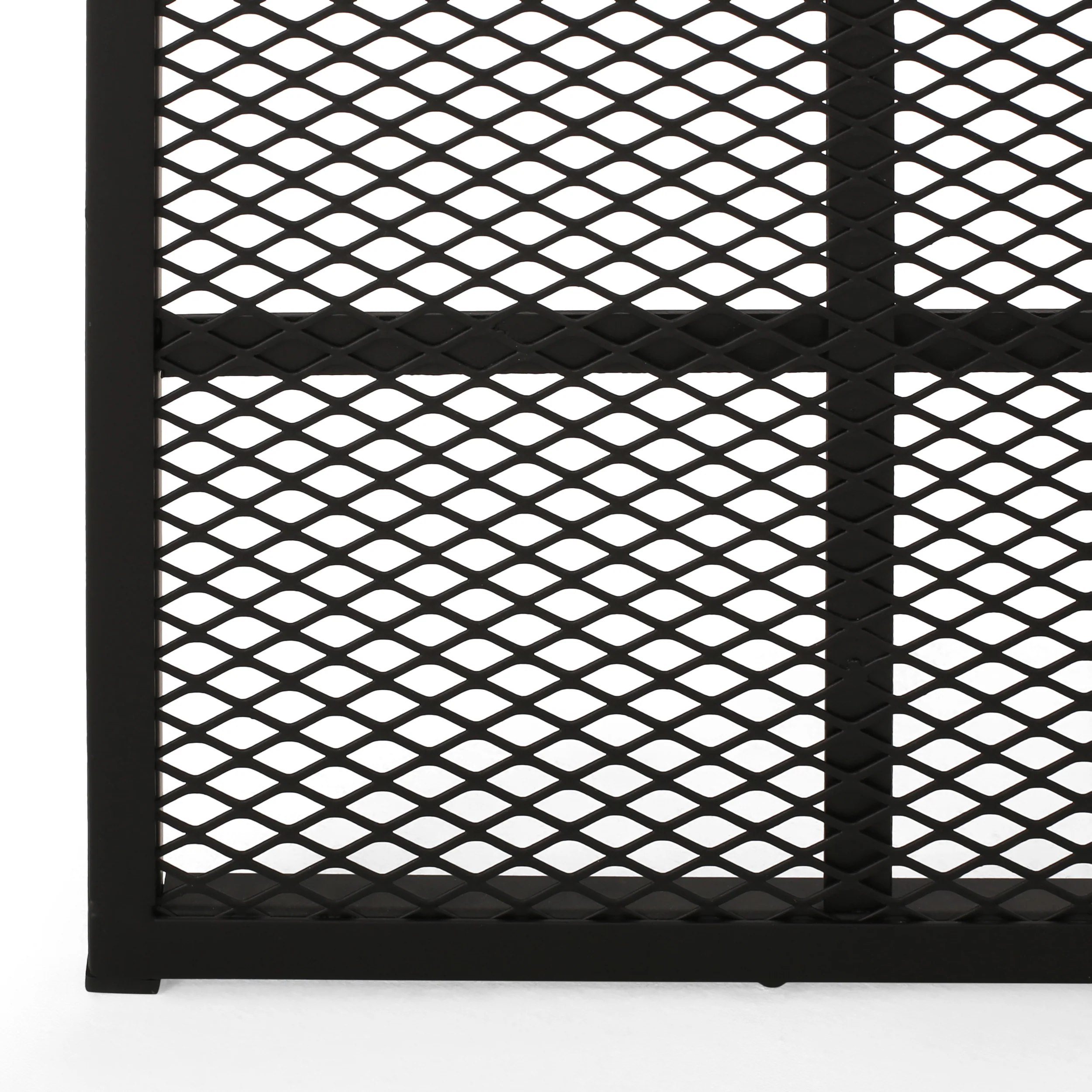Raven Modern Iron Fireplace Screen - furnishings