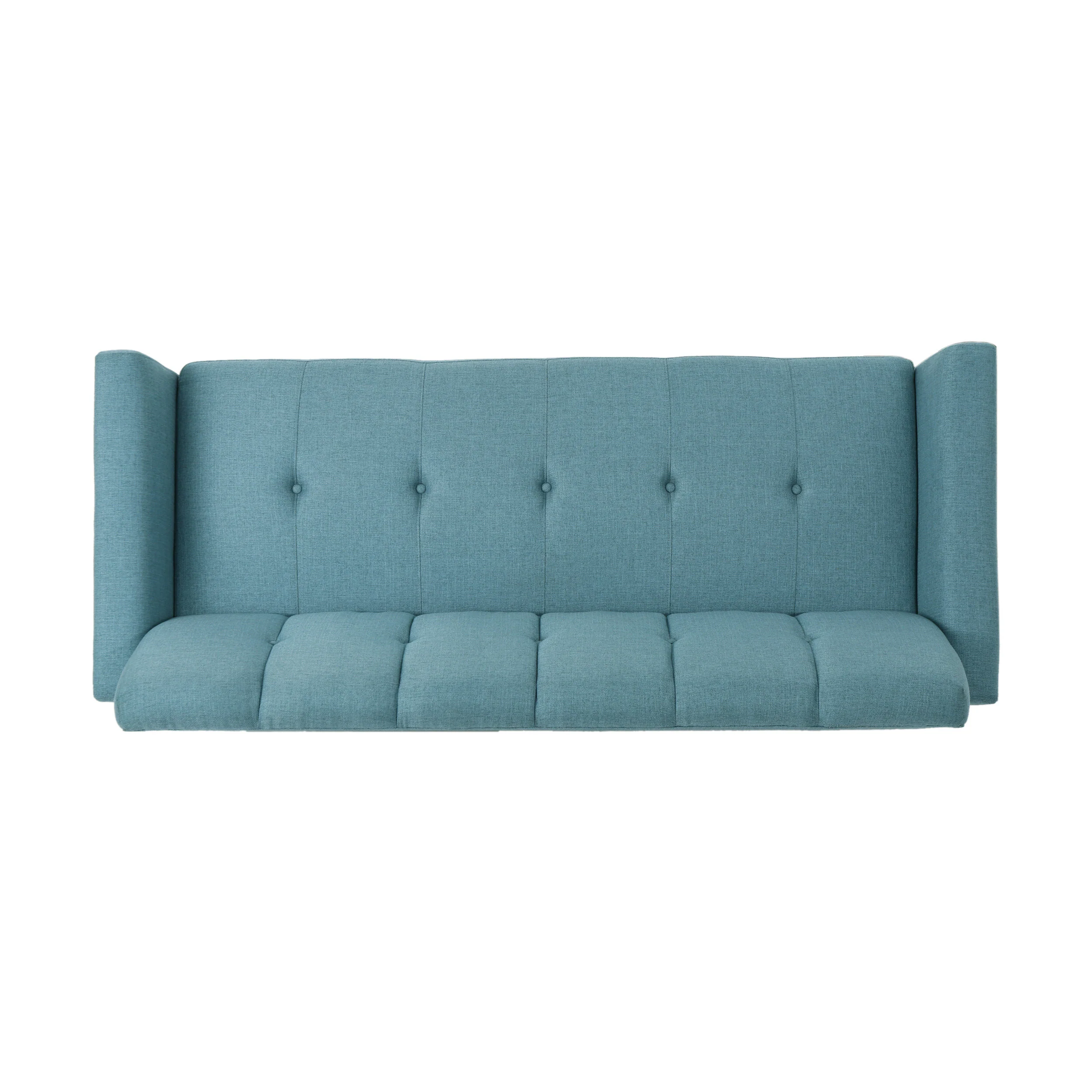Angelica Mid-Century Modern 3-Piece Chairs & Couch Fabric Living Room Set - furnishings