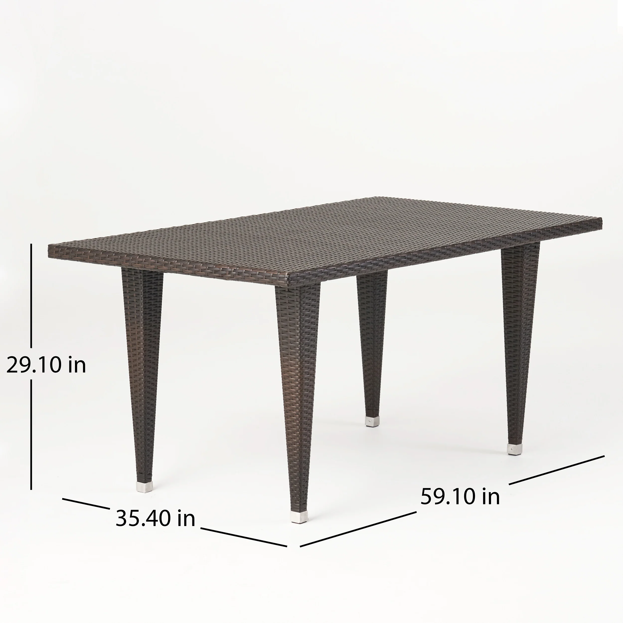 Michael 7-Piece Outdoor Wicker Dining Set - furnishings