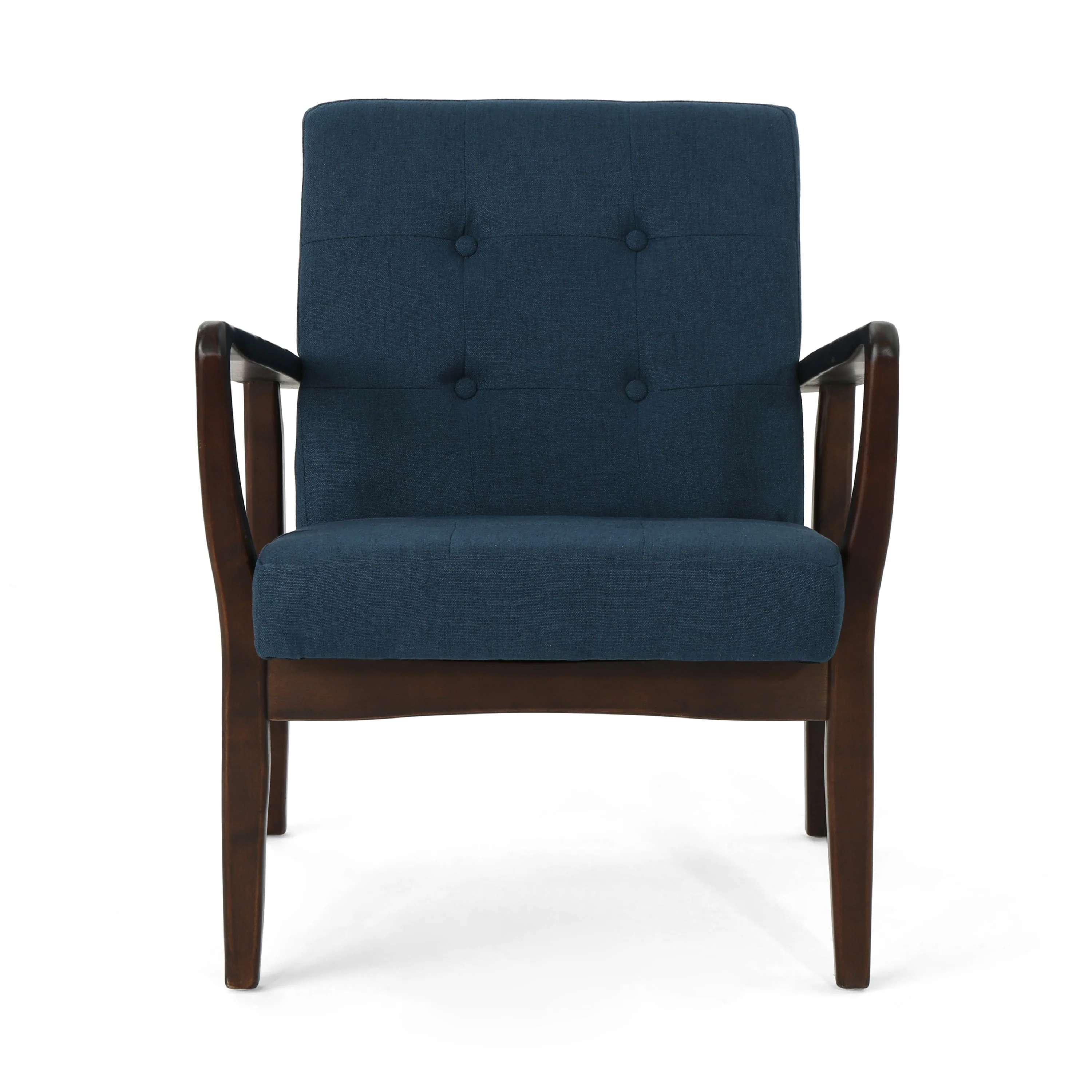 Gunther French-Style Contemporary Fabric Club Chair - furnishings