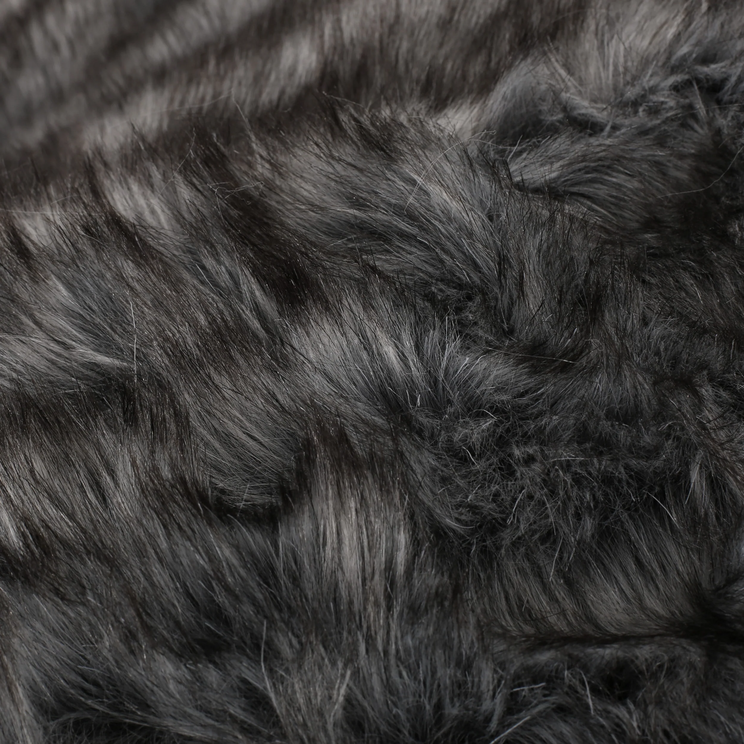 Terrell Schley Modern Glam 5 Foot Short Faux Fur Bean Bag - furnishings