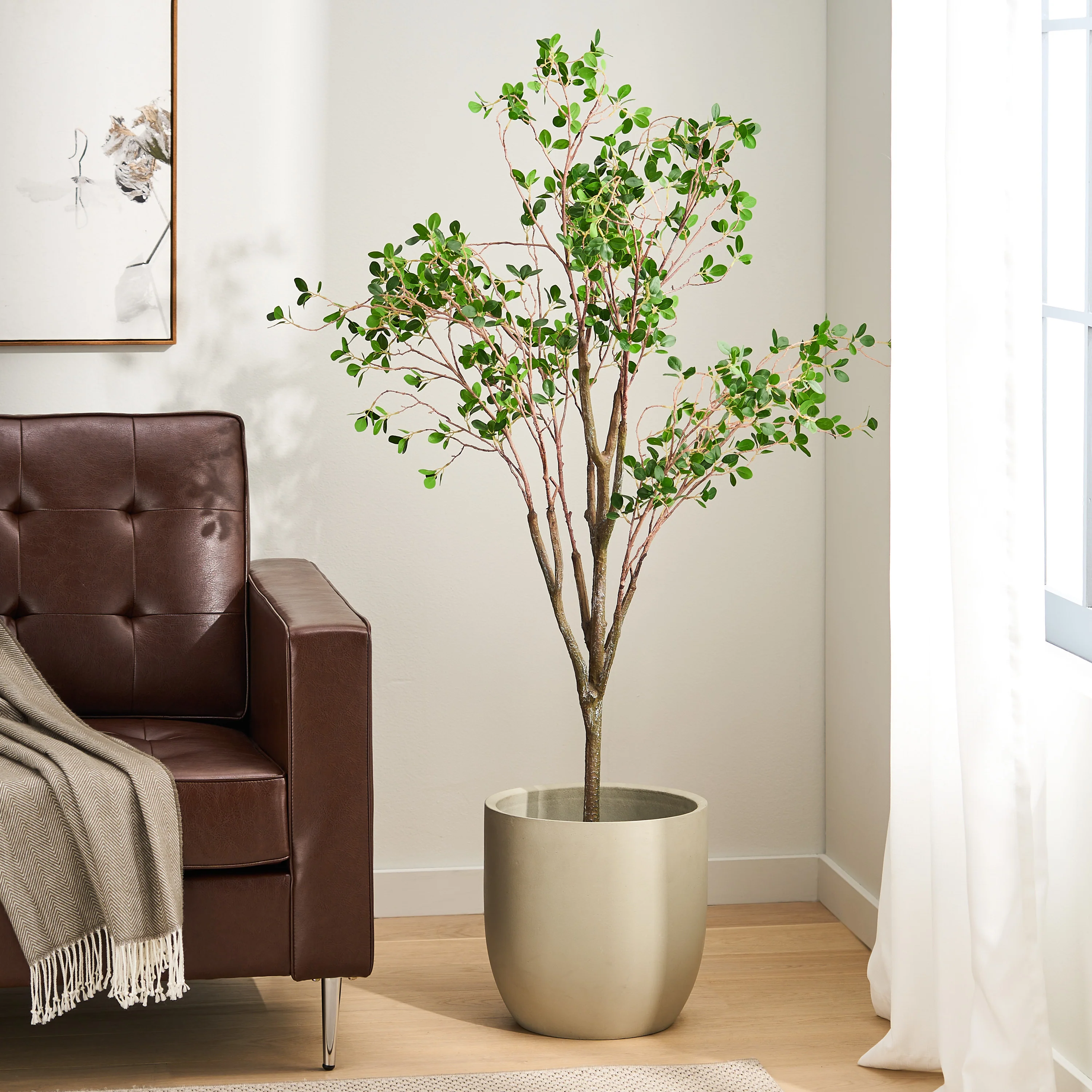 Willey Artificial Leaf Tree - furnishings