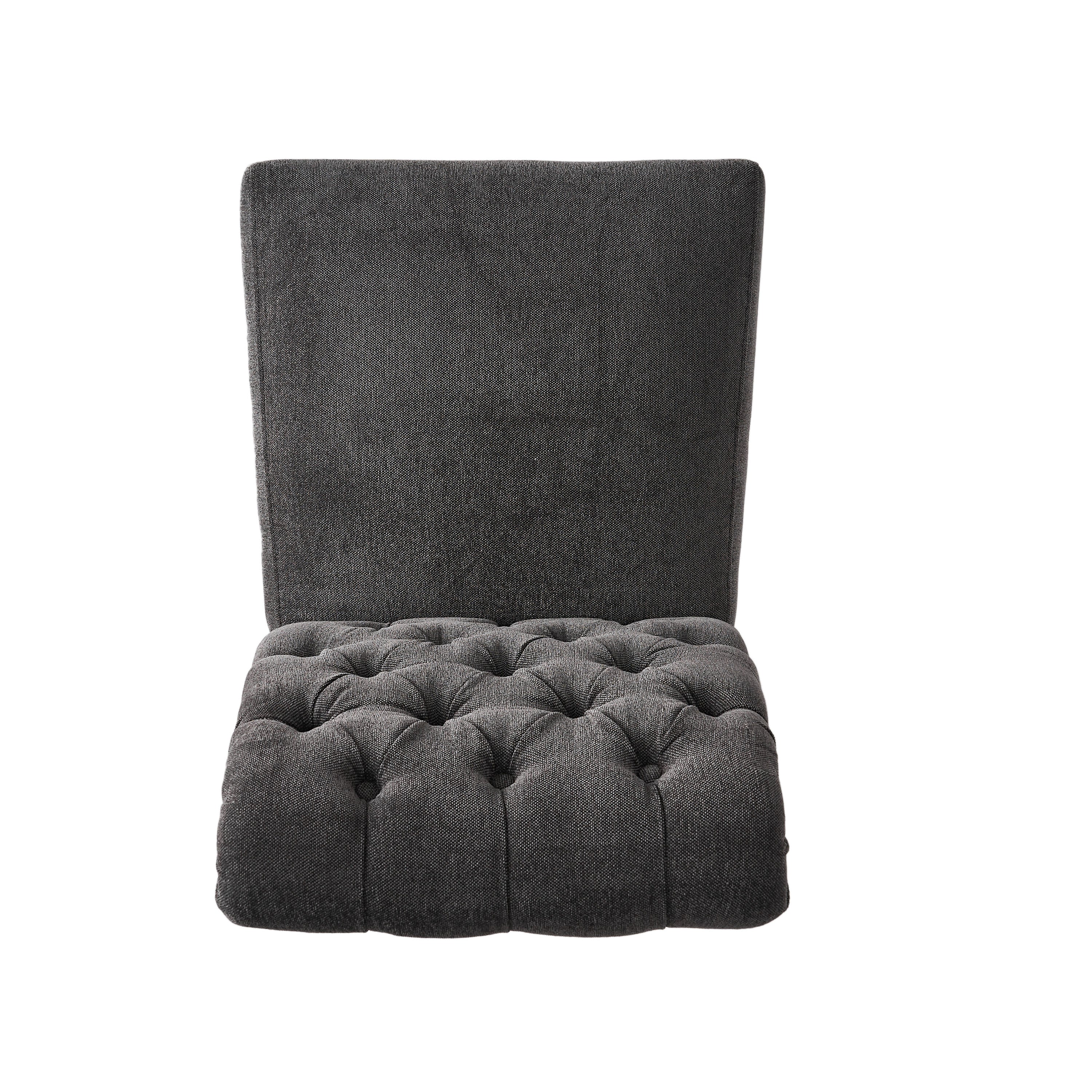 Emerson Contemporary Tufted Rolltop Dining Chairs - furnishings