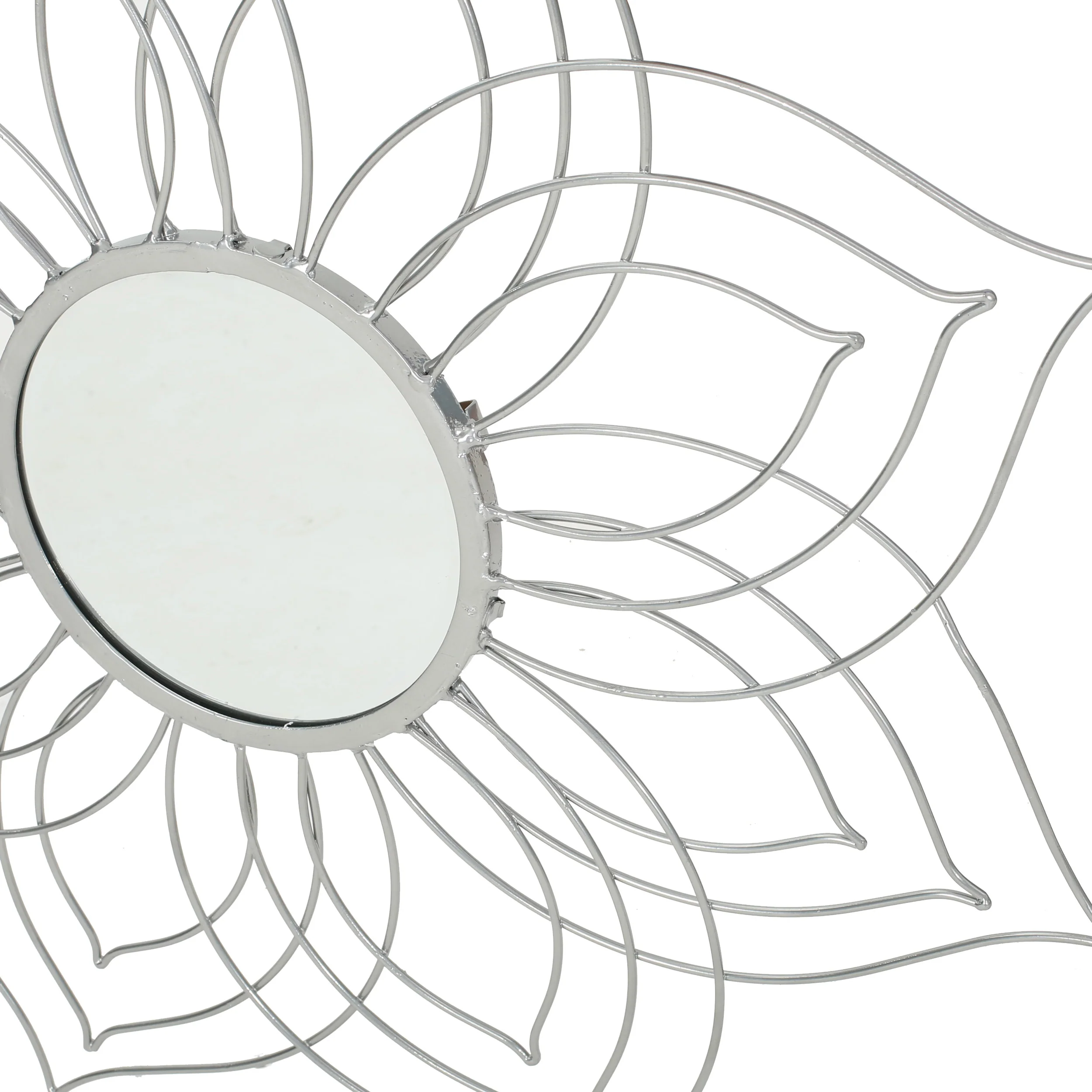Ophelia Floral Finished Wall Mirror - furnishings