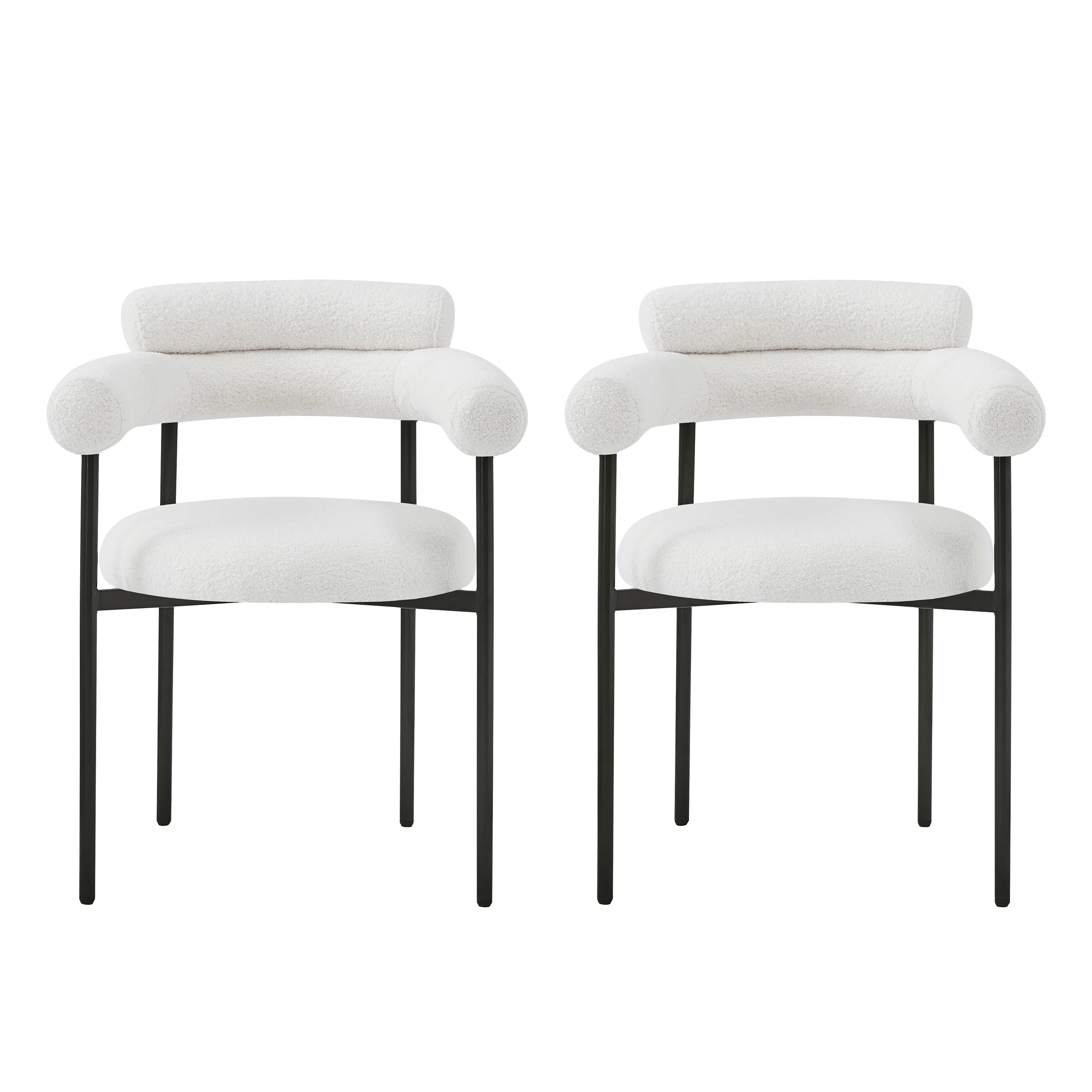 Jornic Modern Arm Upholstered Dining Chair - furnishings
