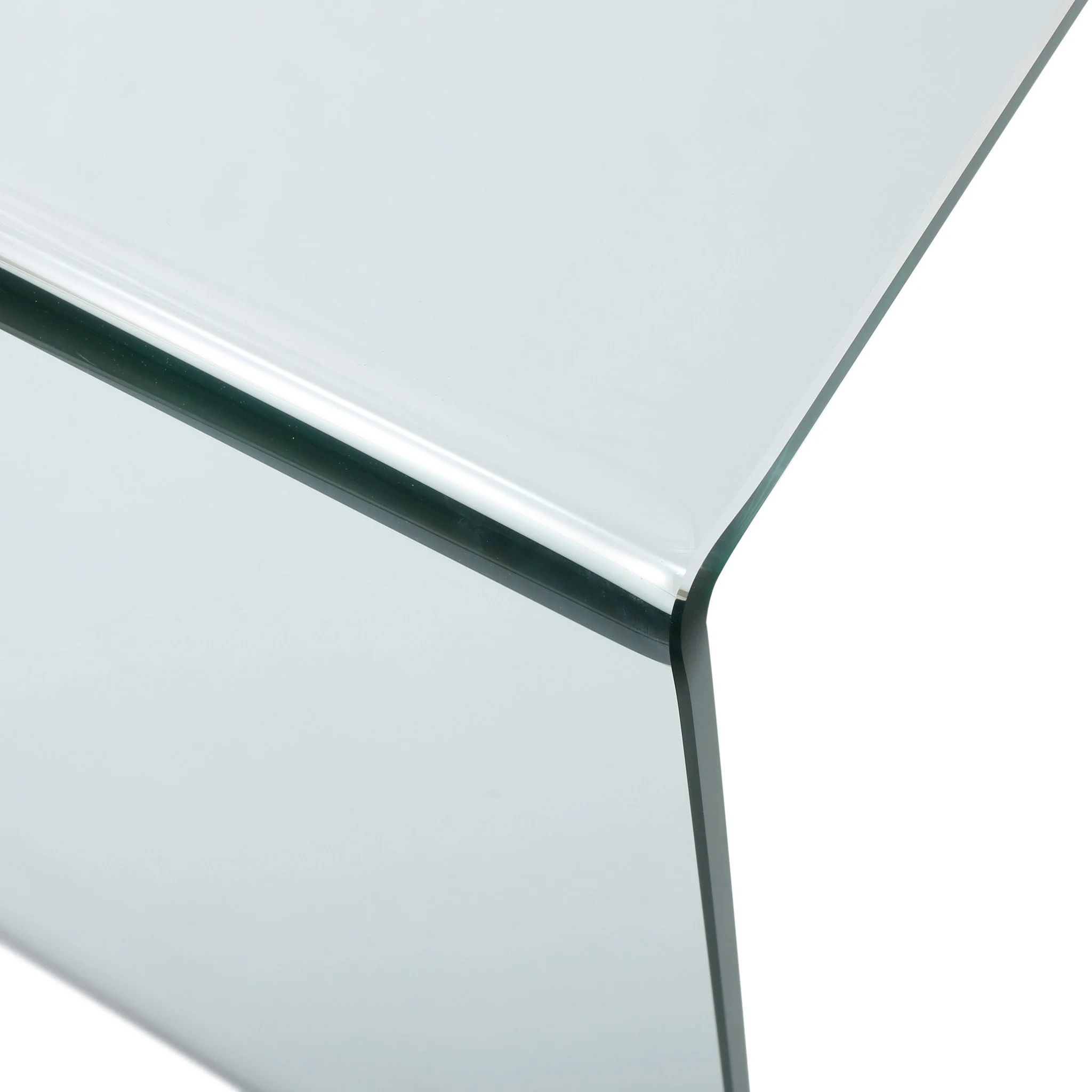 Classon Modern Rectangular Tempered Glass Console Table - furnishings
