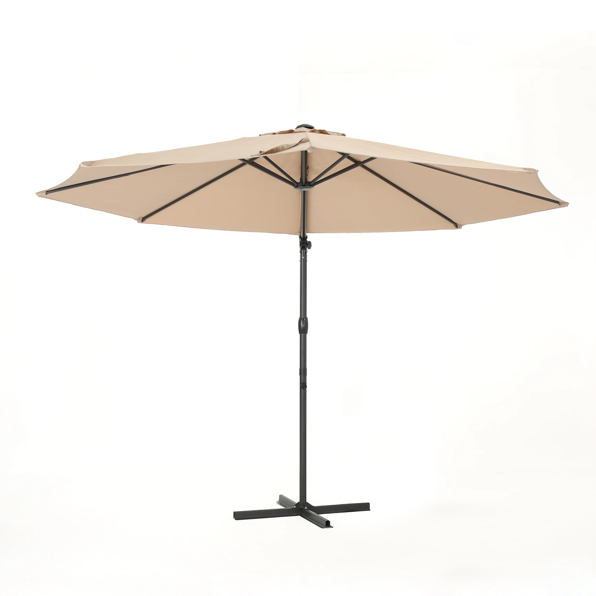 Sloane Outdoor Water Resistant Steel Frame Banana Sun Canopy - furnishings
