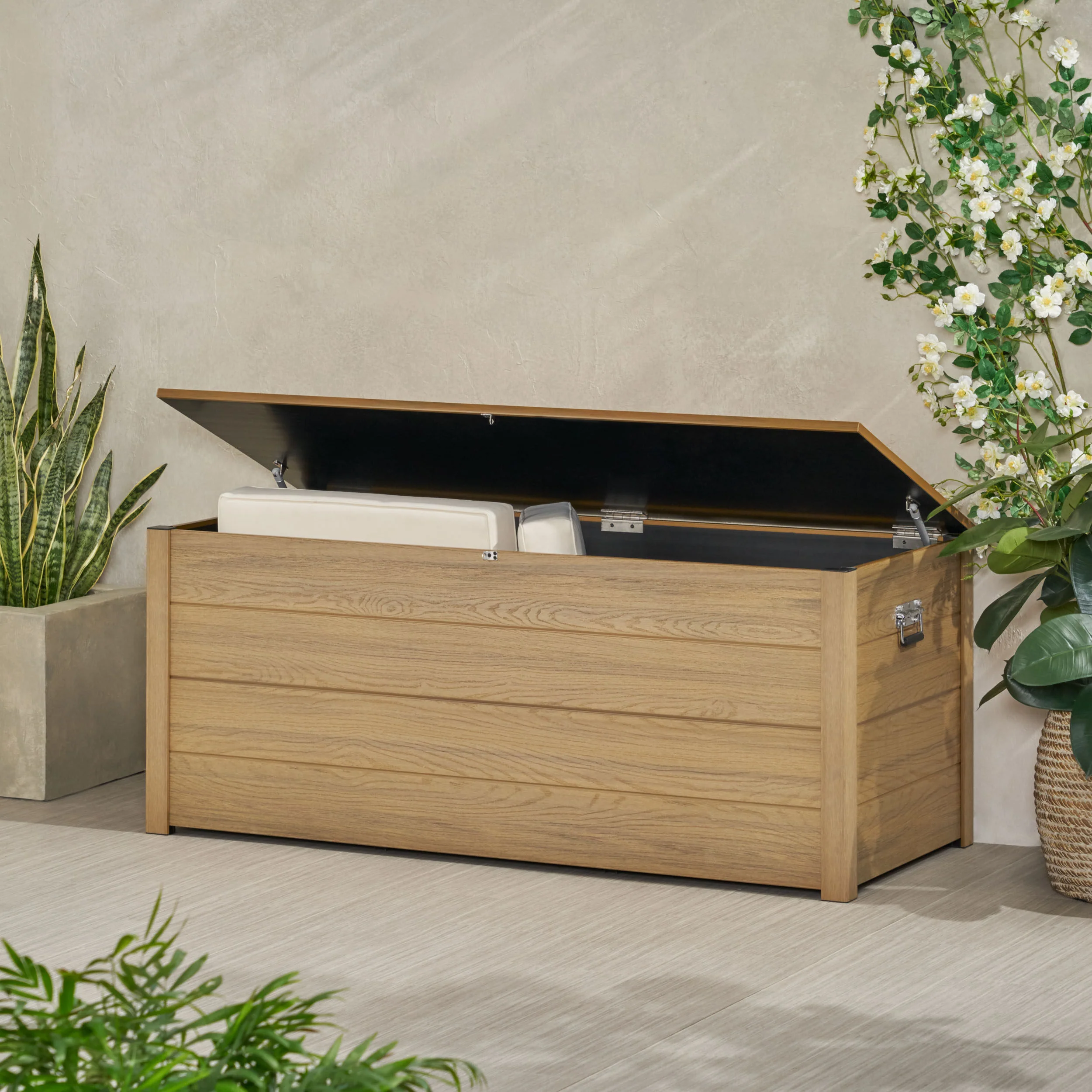 Purtell Outdoor 150 Gallon Storage Deck Box - furnishings
