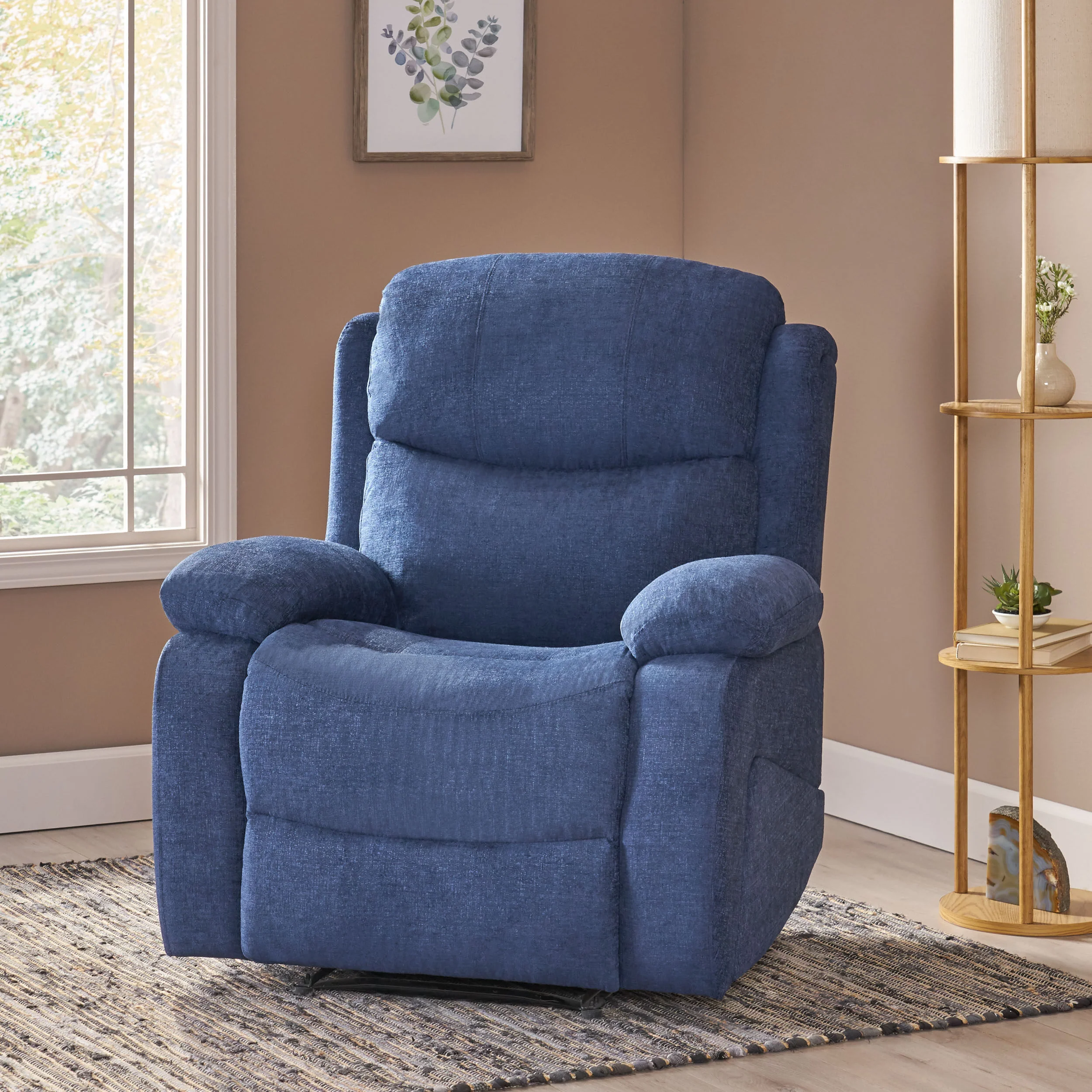 Cuthbert Contemporary Pillow Tufted Massage Recliner - furnishings