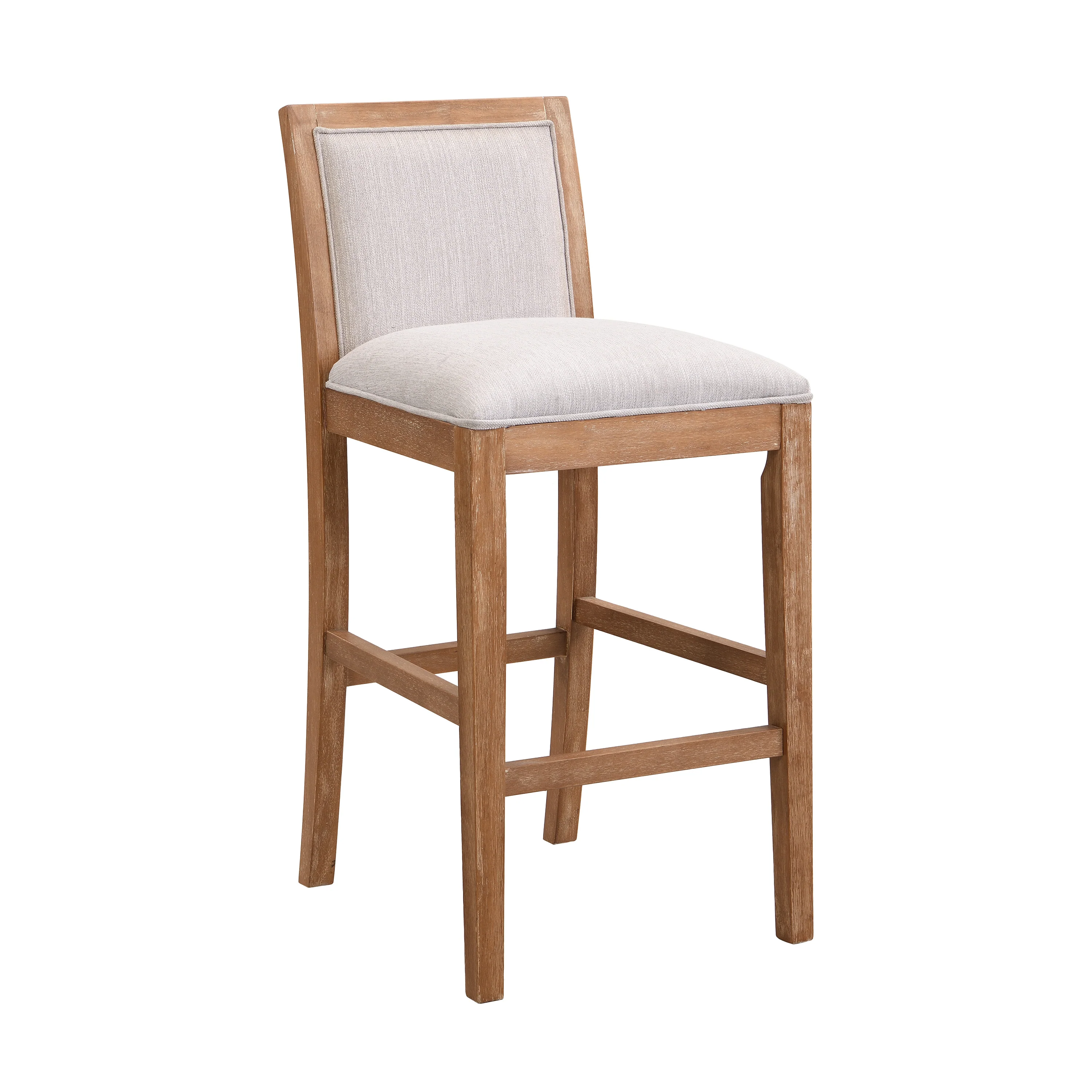 Sagea Modern Upholstered Counter Stools with Cushioned Seat and Back - furnishings