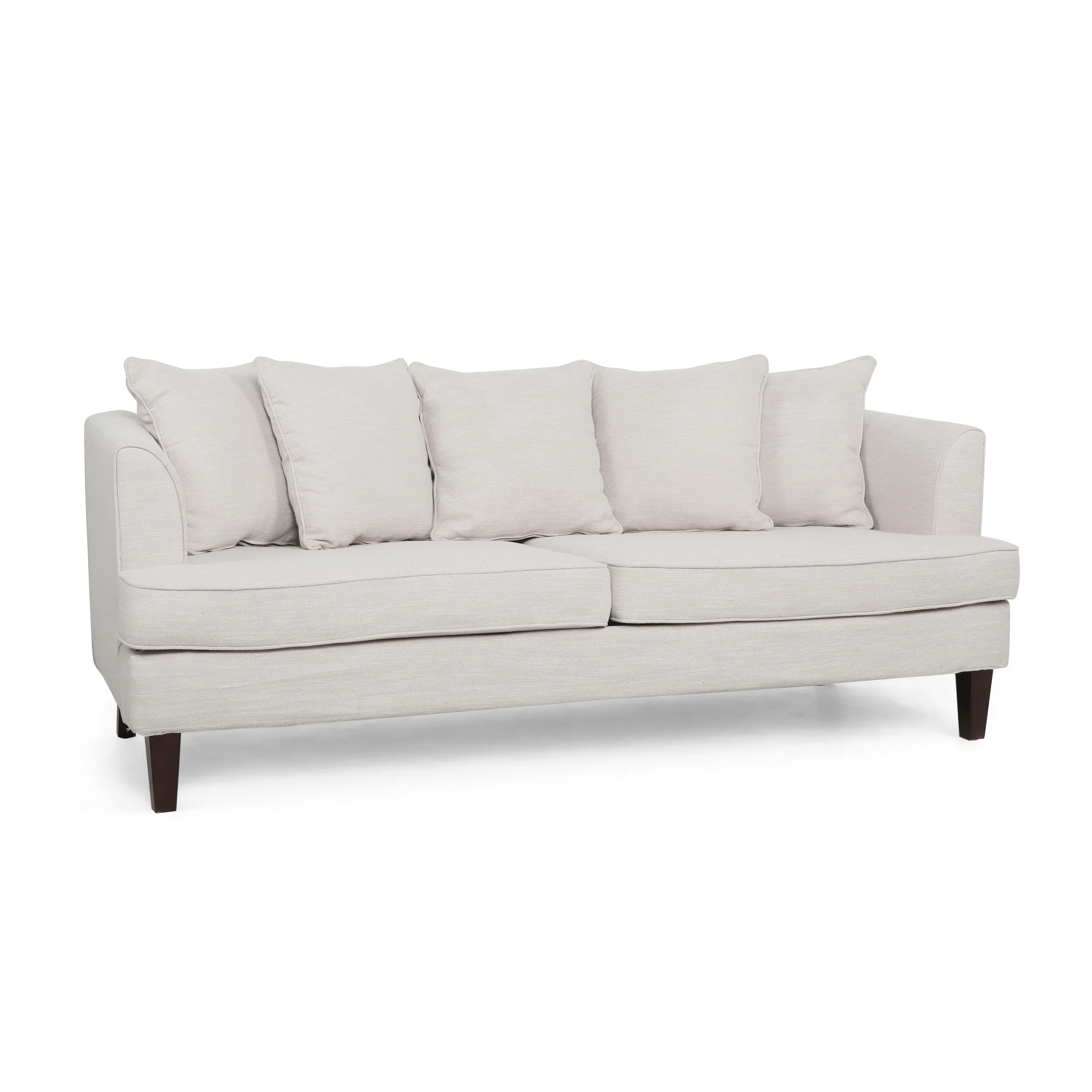 Lilburn Contemporary Pillow Back 3 Seater Sofa - furnishings