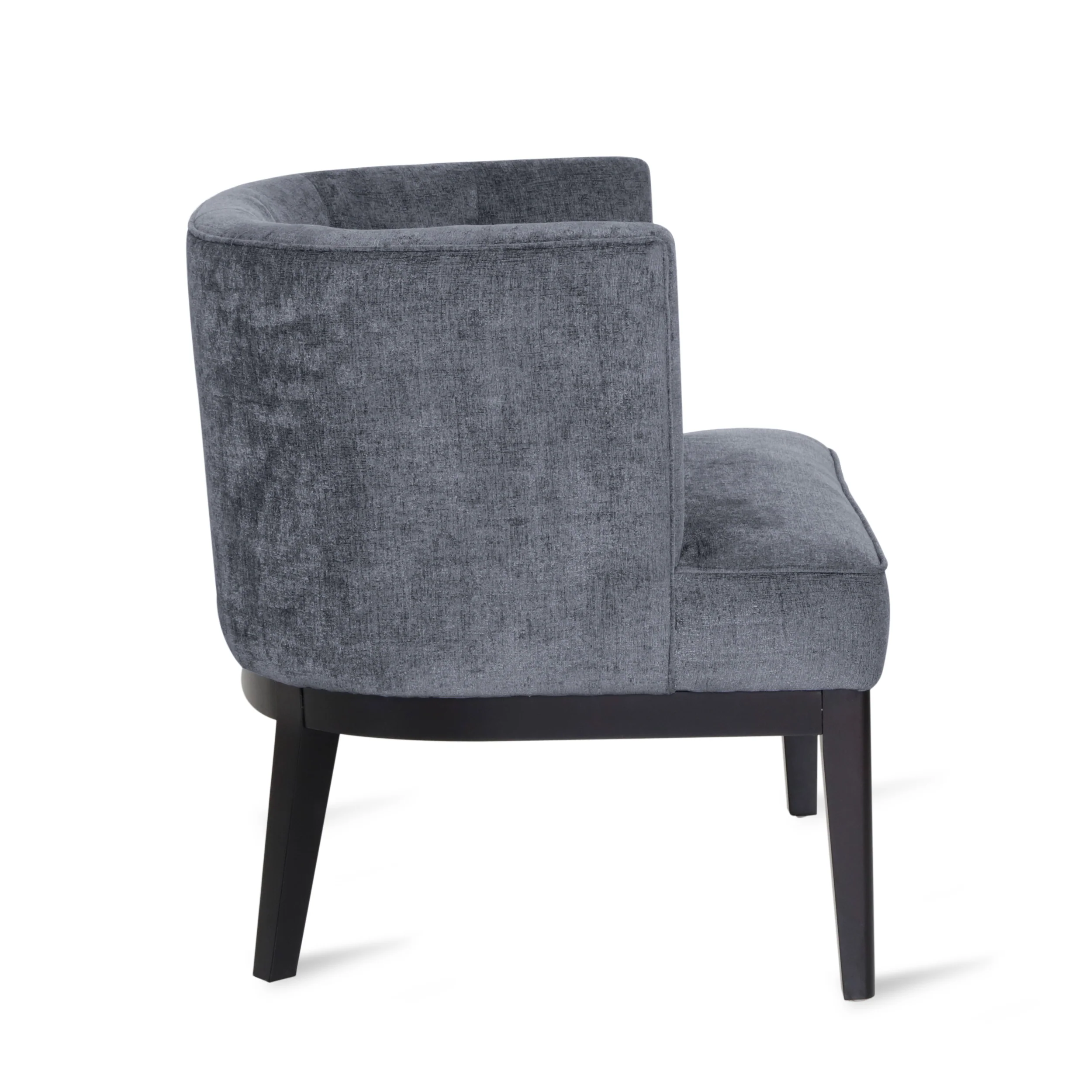 Evans Contemporary Fabric Tufted Accent Chair - furnishings