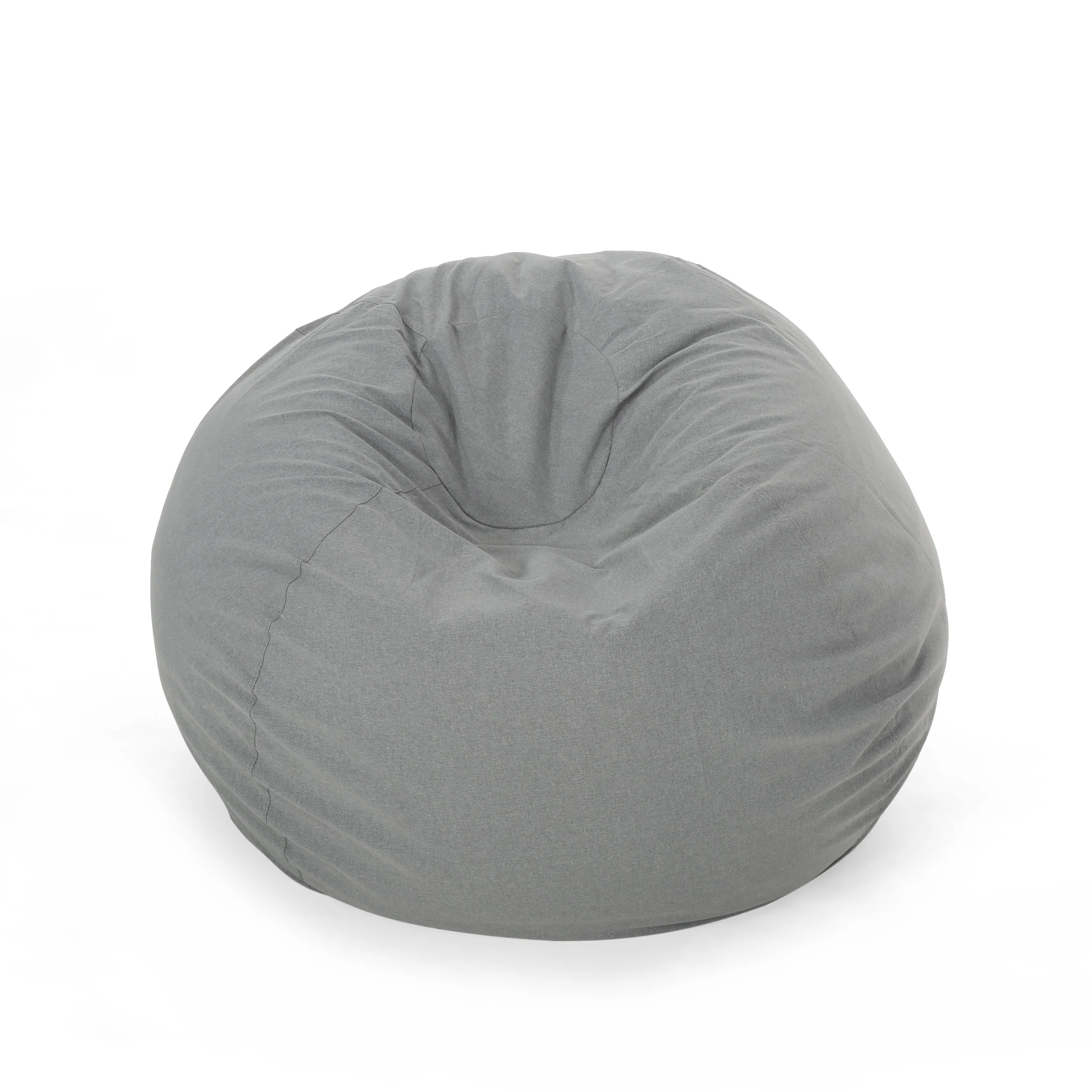 Cavalia Bay Outdoor Water Resistant 4.5 Bean Bag and 2 Ottoman Pouf Set - furnishings