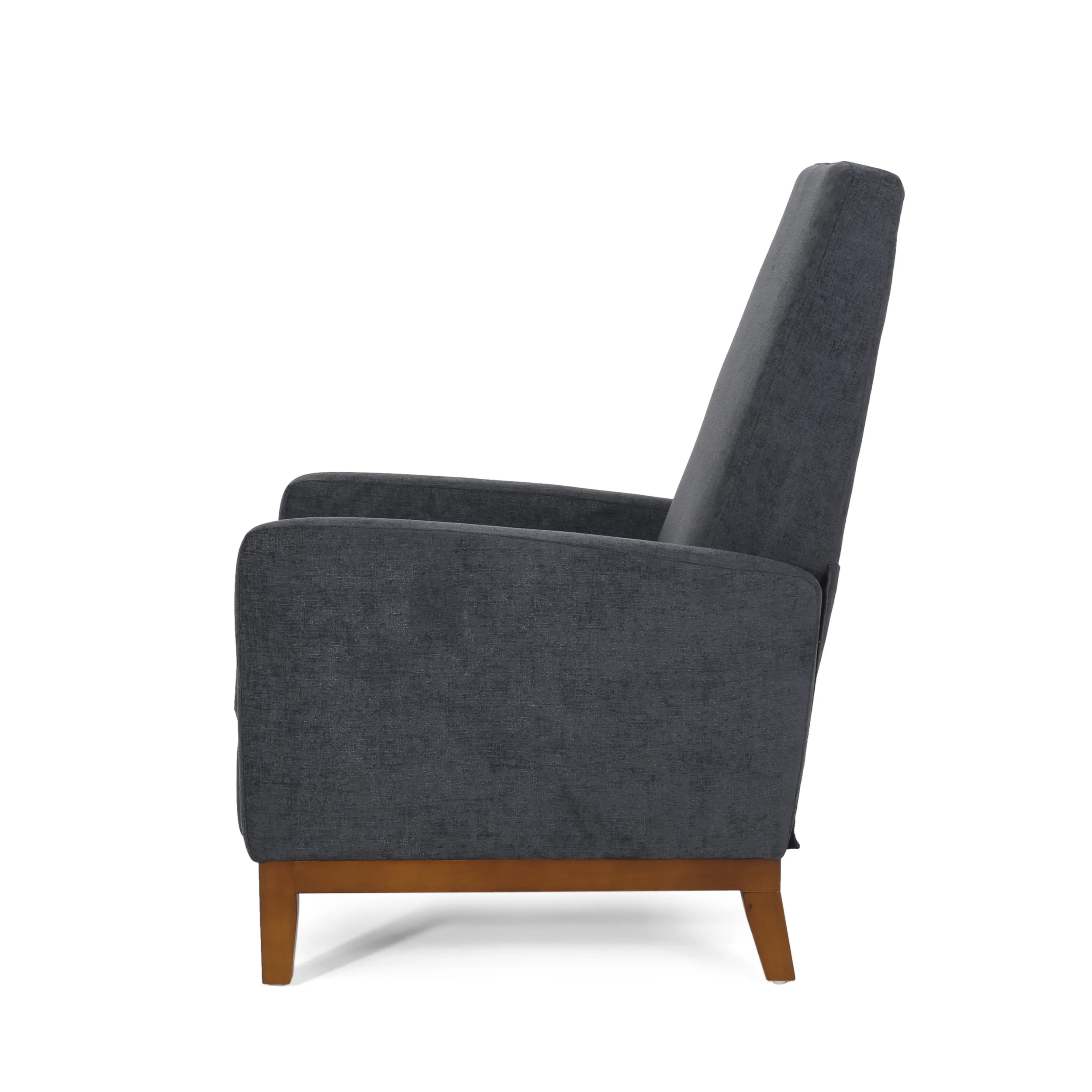 Plevna Contemporary Fabric Upholstered Pushback Recliner - furnishings