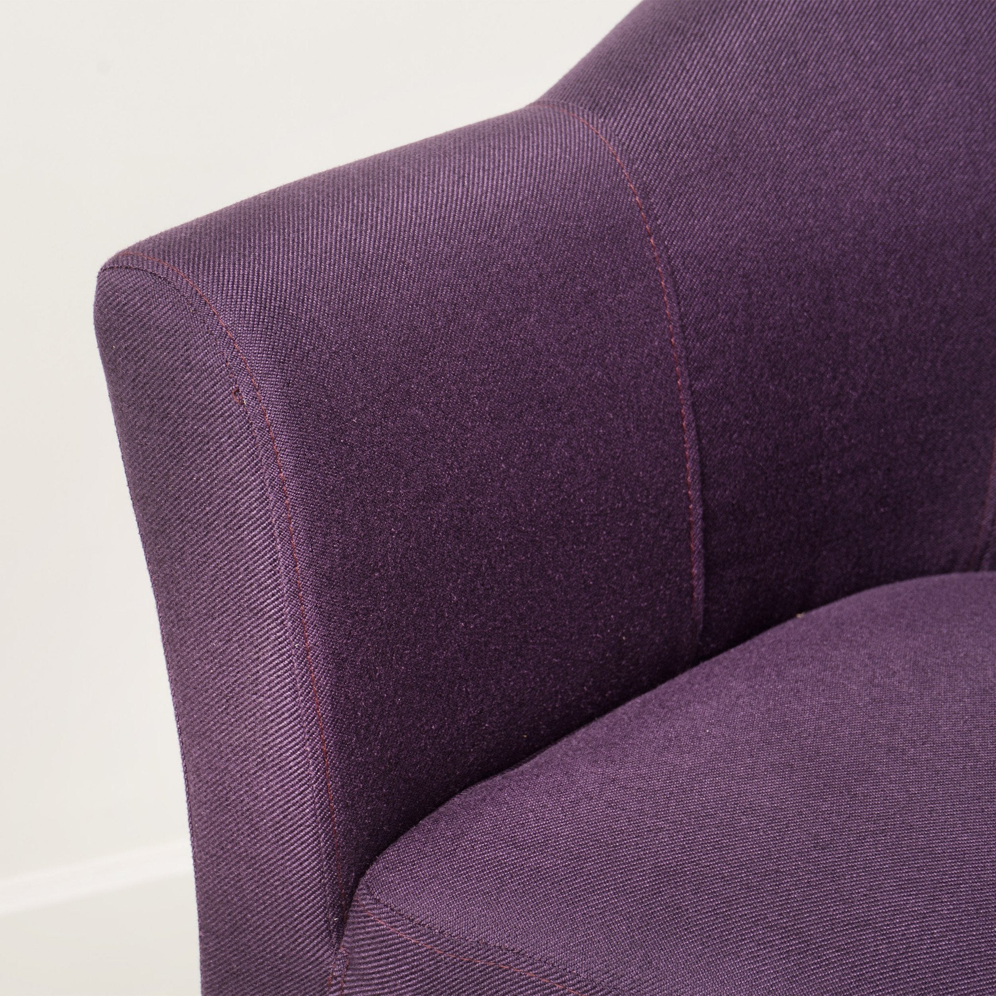 Charmaine Mid-Century Modern Low Back Fabric Accent Chair with Tapered Legs - furnishings