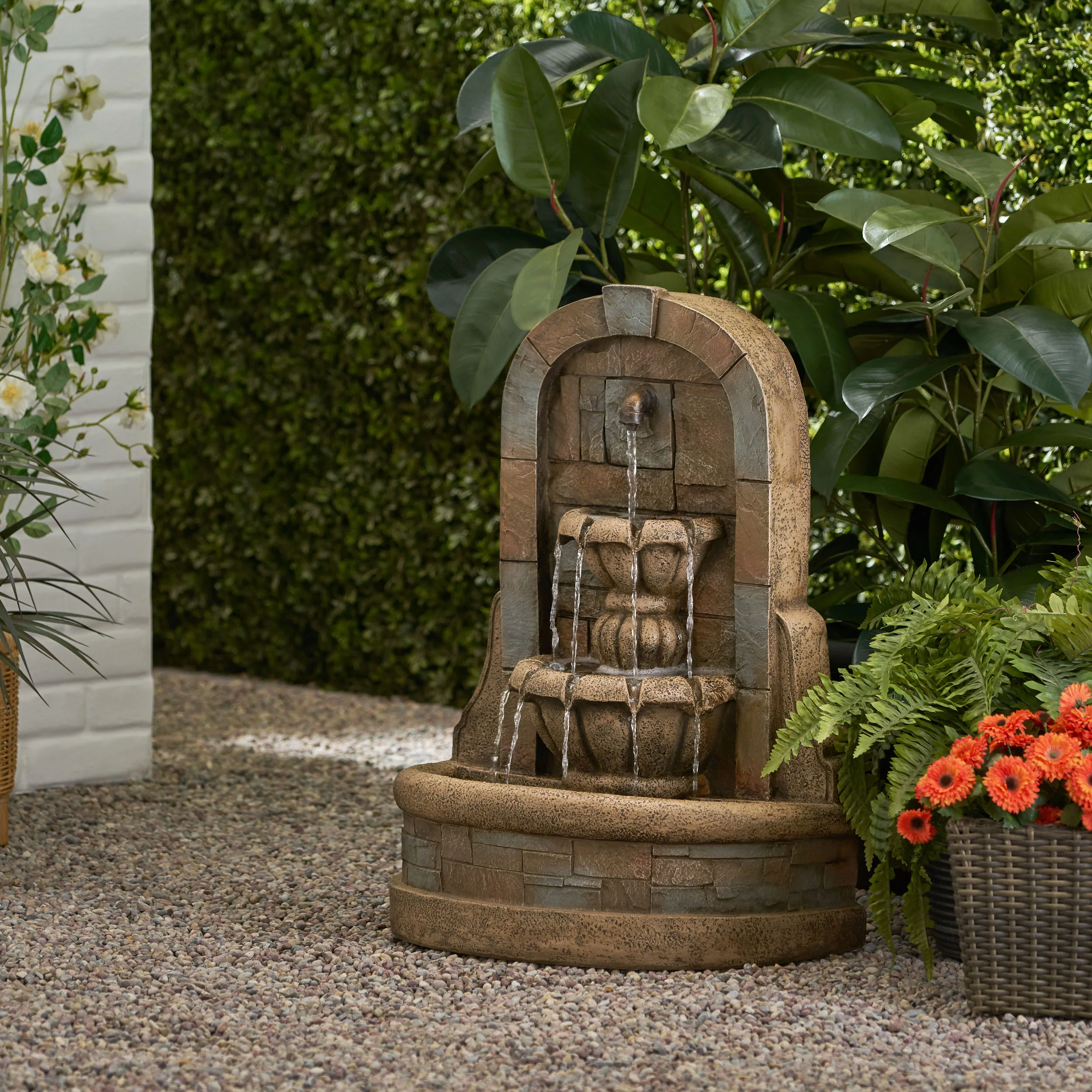 Datona Bagwell Outdoor 2 Tier Fountain - furnishings