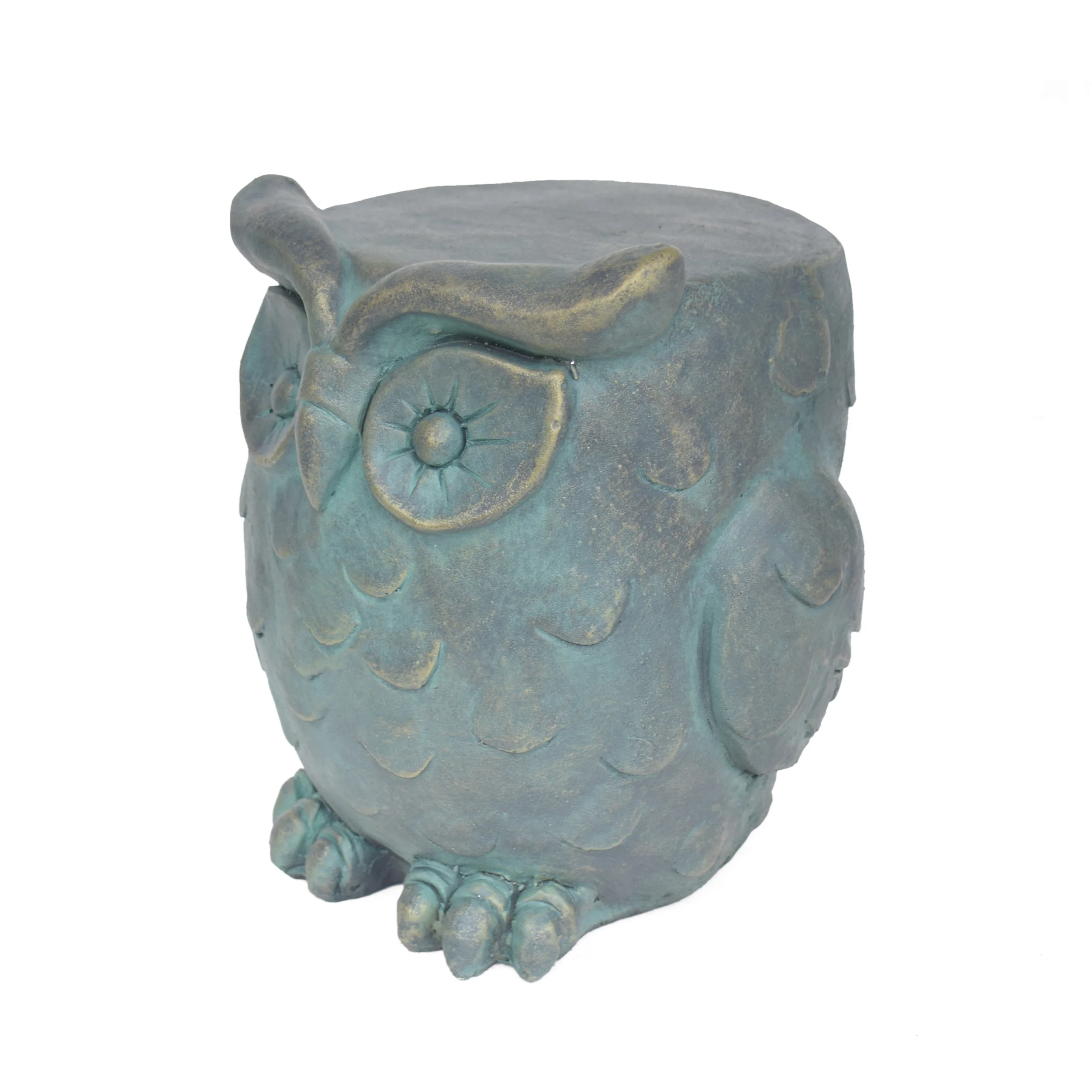 Brock Owl Garden Stool - furnishings