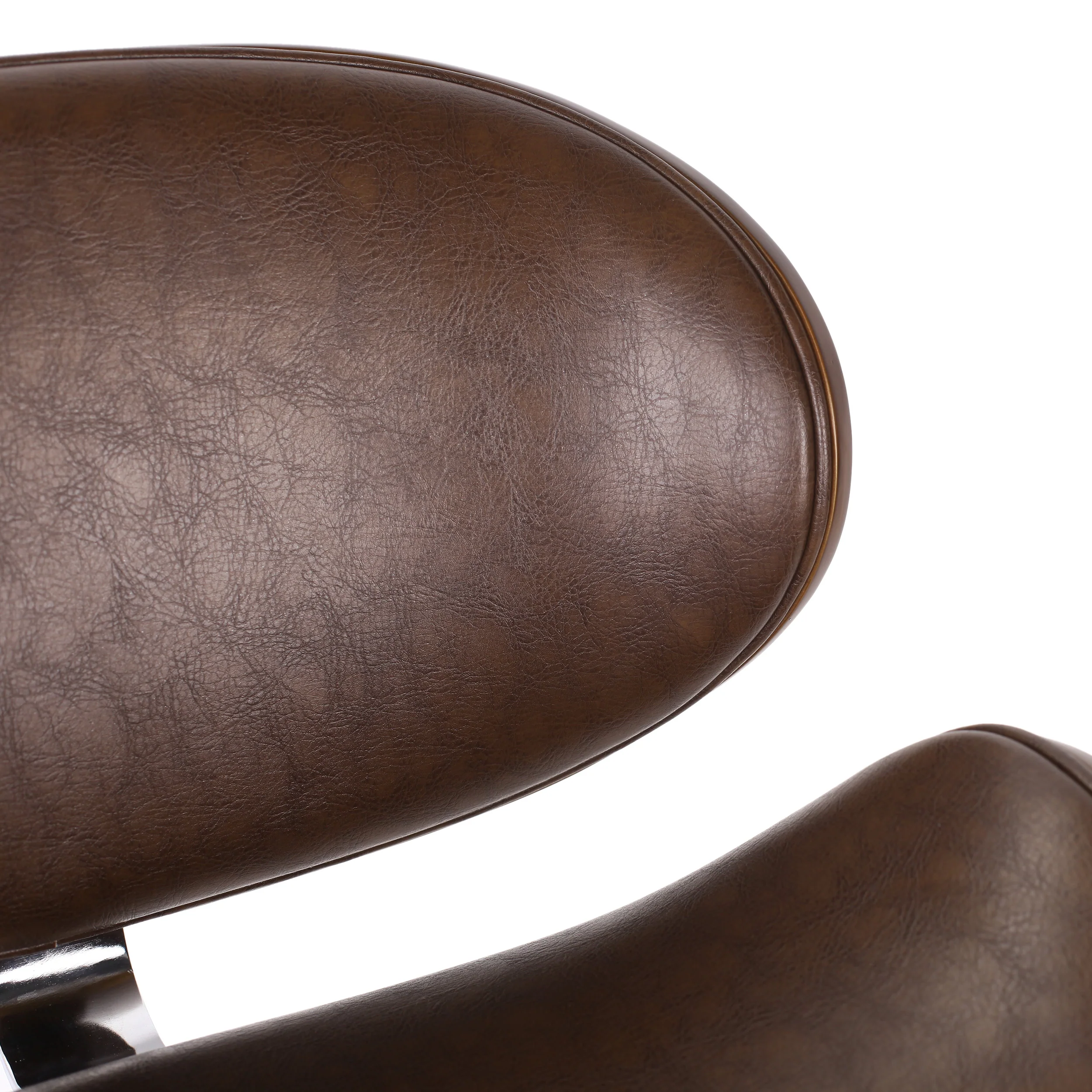 Candler Mid-Century Modern Upholstered Swivel Barstool - furnishings