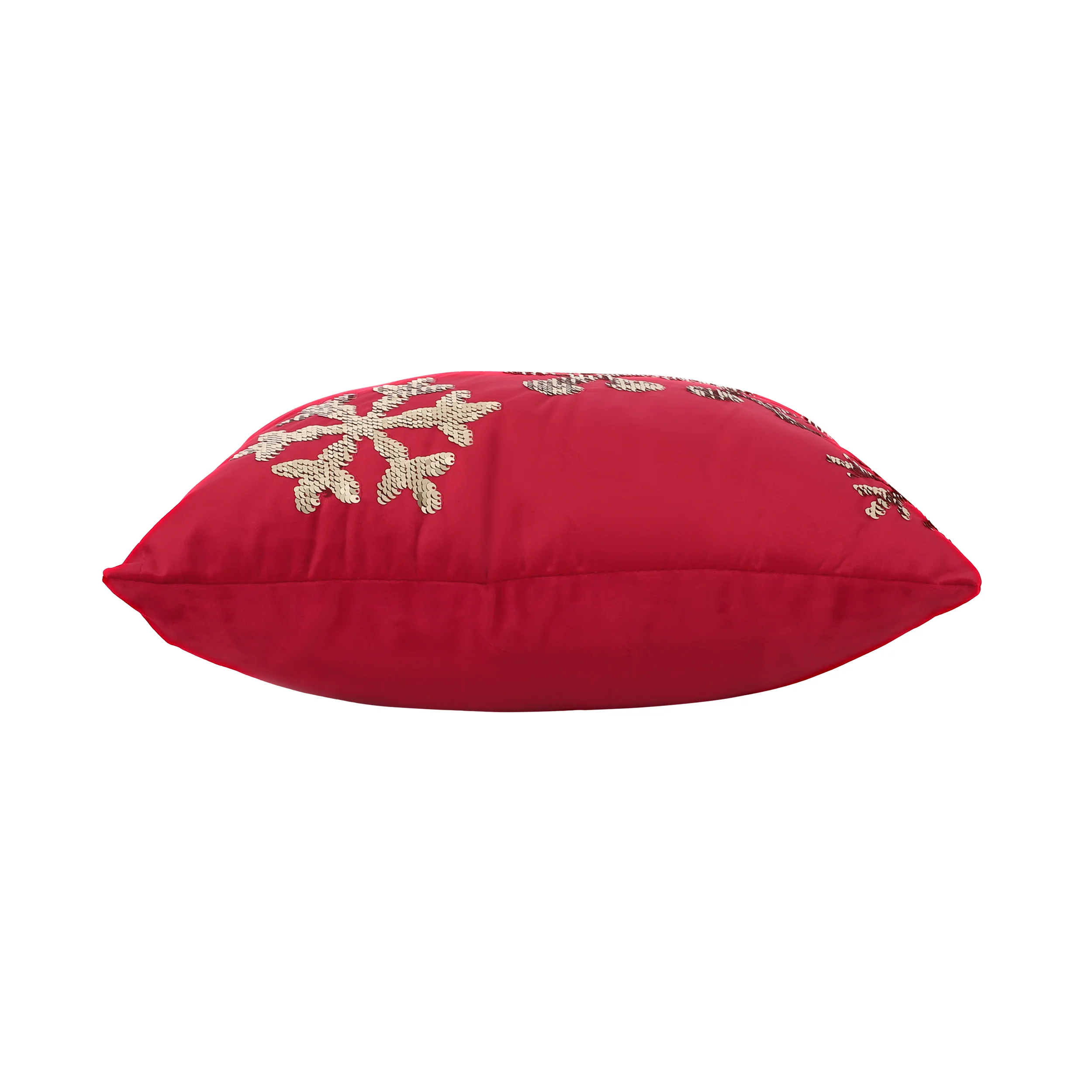 Geary Glam Velvet Christmas Throw Pillow - furnishings