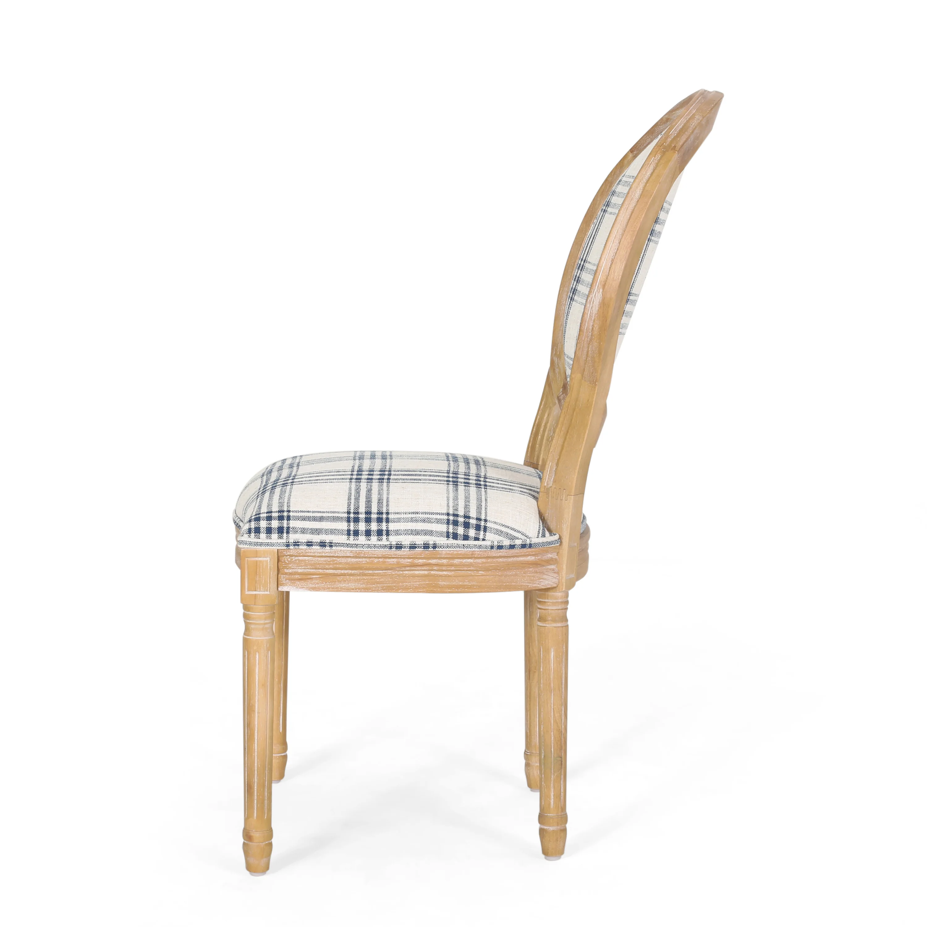 Lariya French Country Fabric Dining Chairs - furnishings