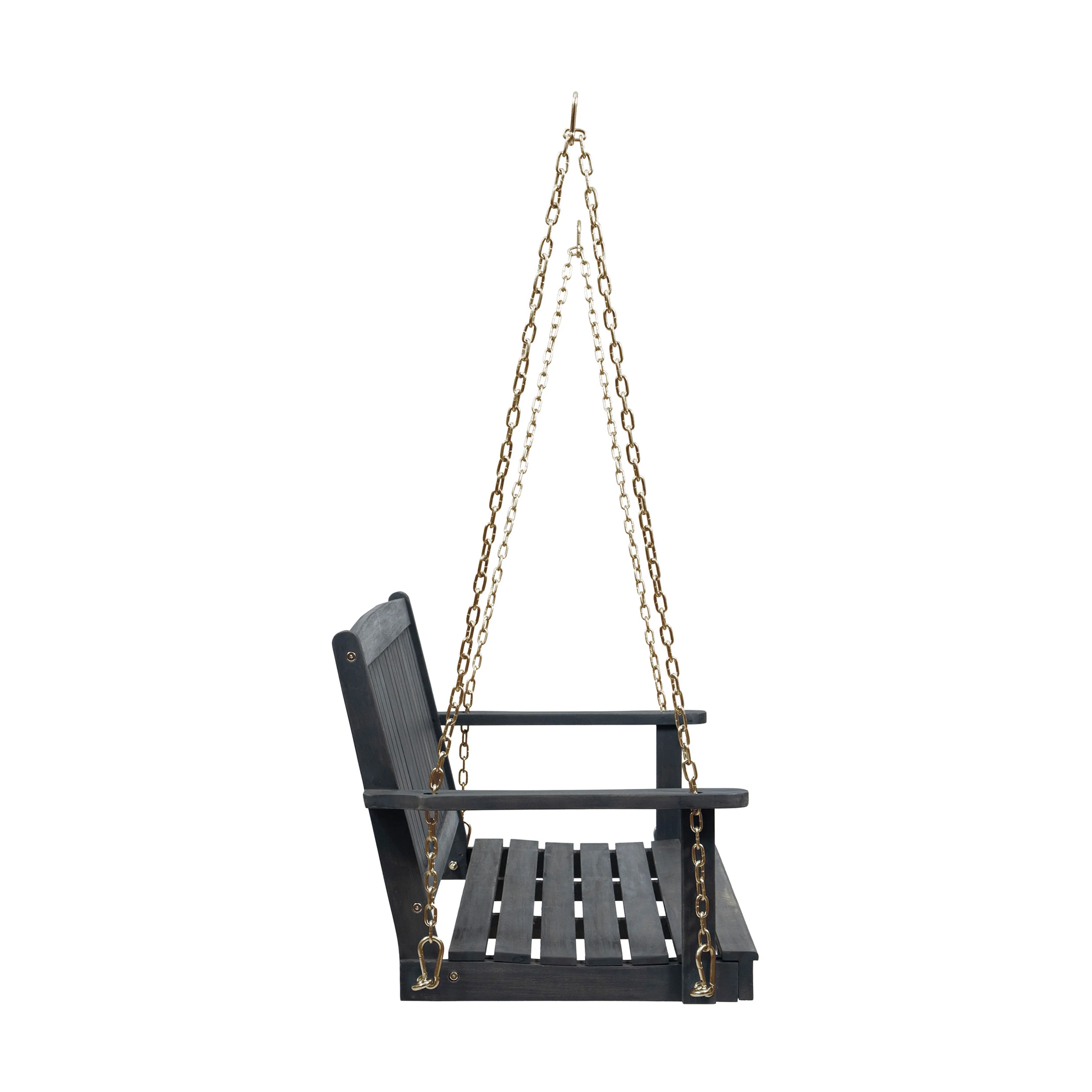 Lilith Outdoor Aacia Wood Porch Swing - furnishings