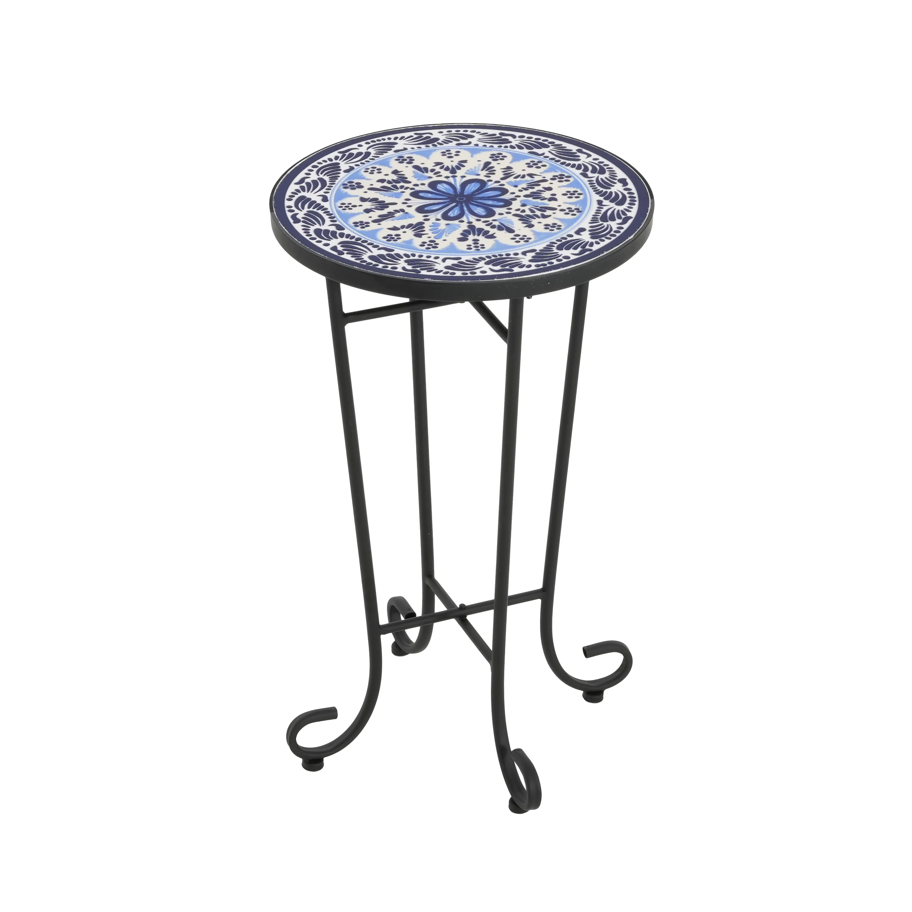 Cassian Outdoor Patio Round Side Table - furnishings
