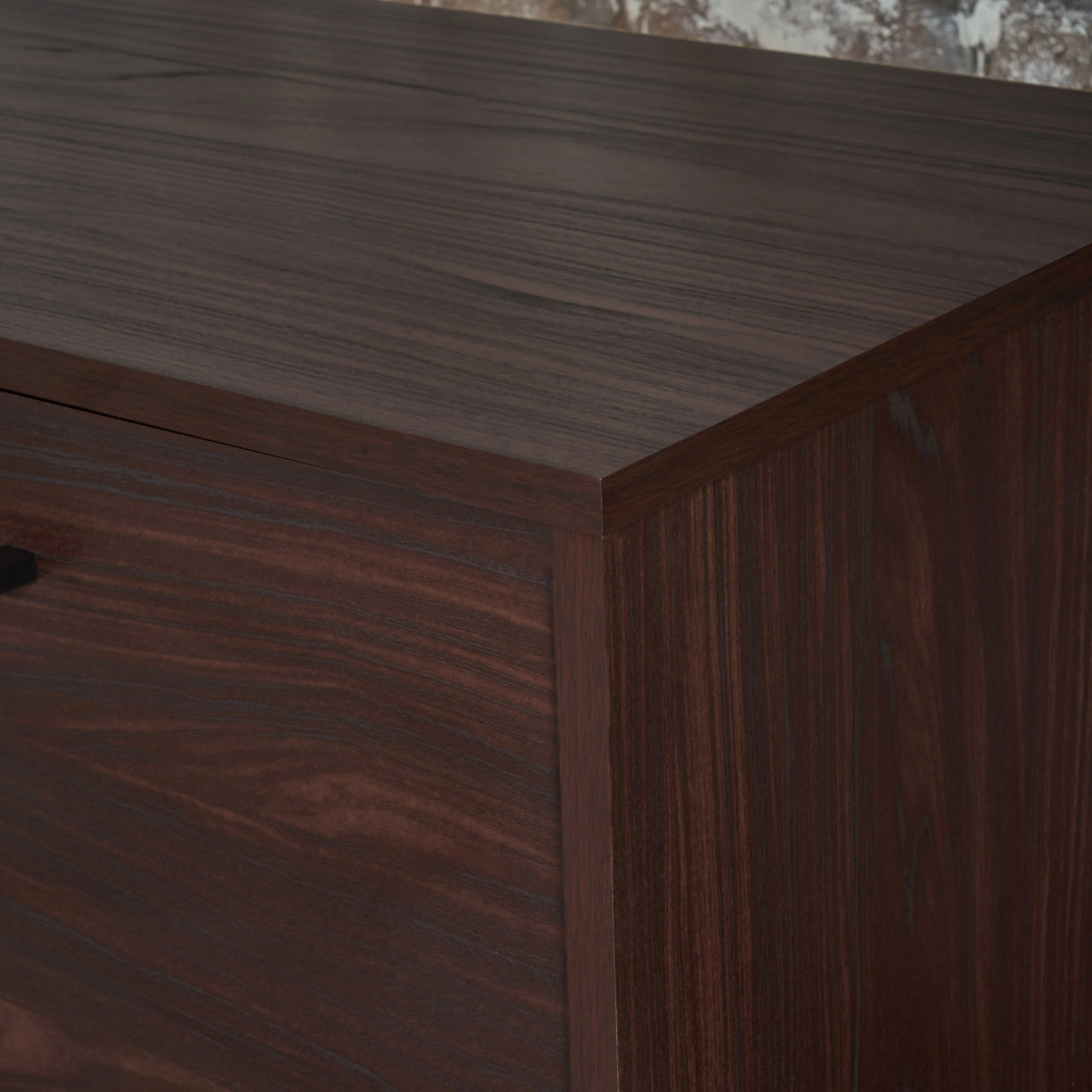 Amal Mid Century Modern 2 Cabinets & Shelves TV Stand - furnishings
