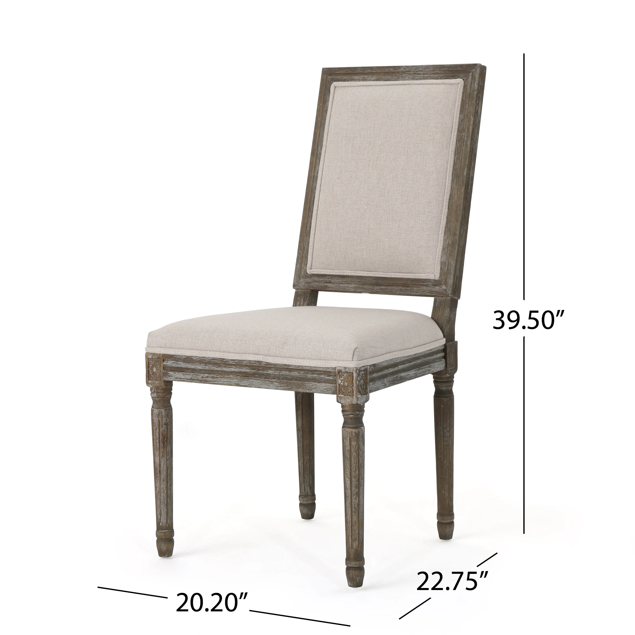 Margaret Traditional Fabric Dining Chairs (Set of 2) - furnishings