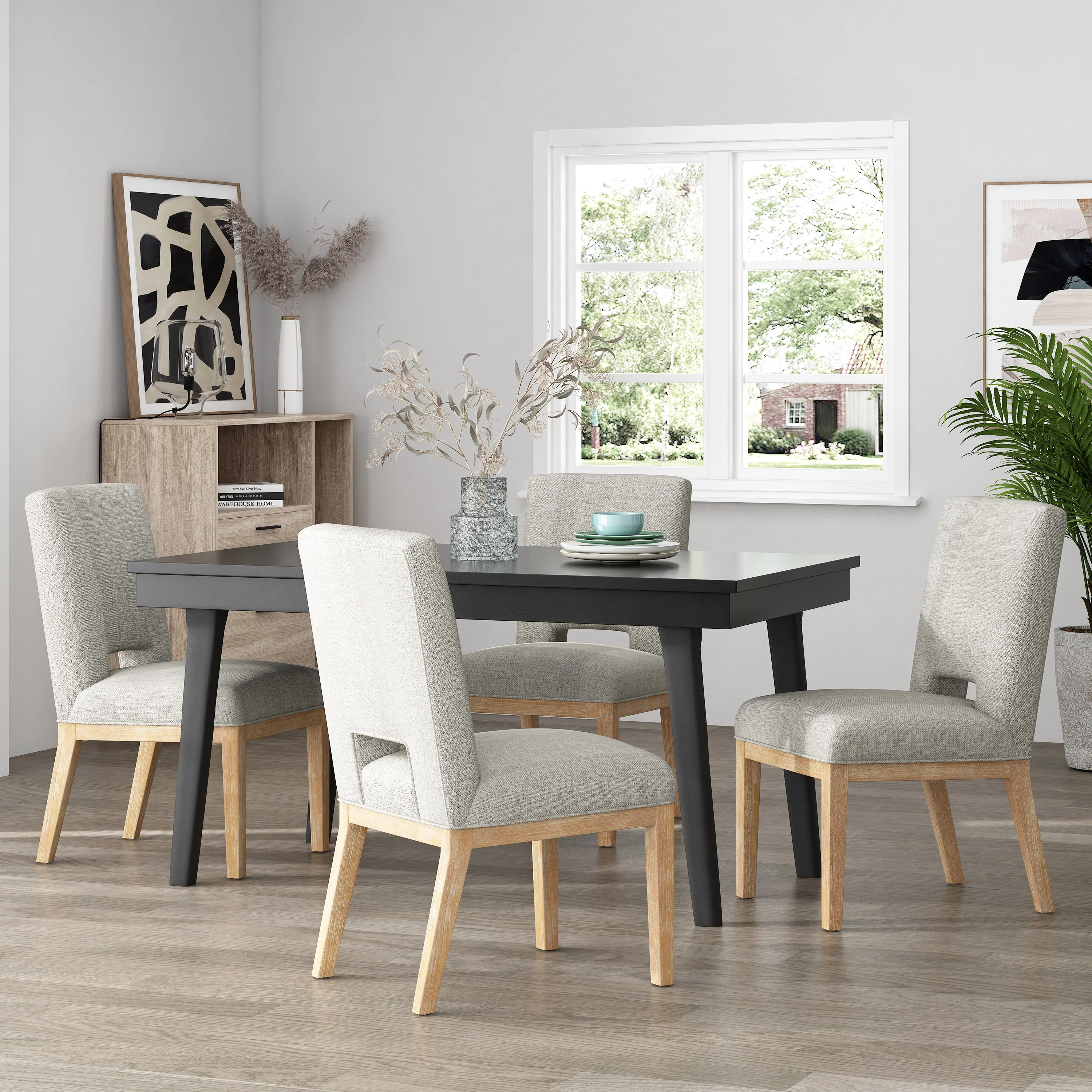 Parkey Upholstered Dining Chairs, Set of 4 - furnishings