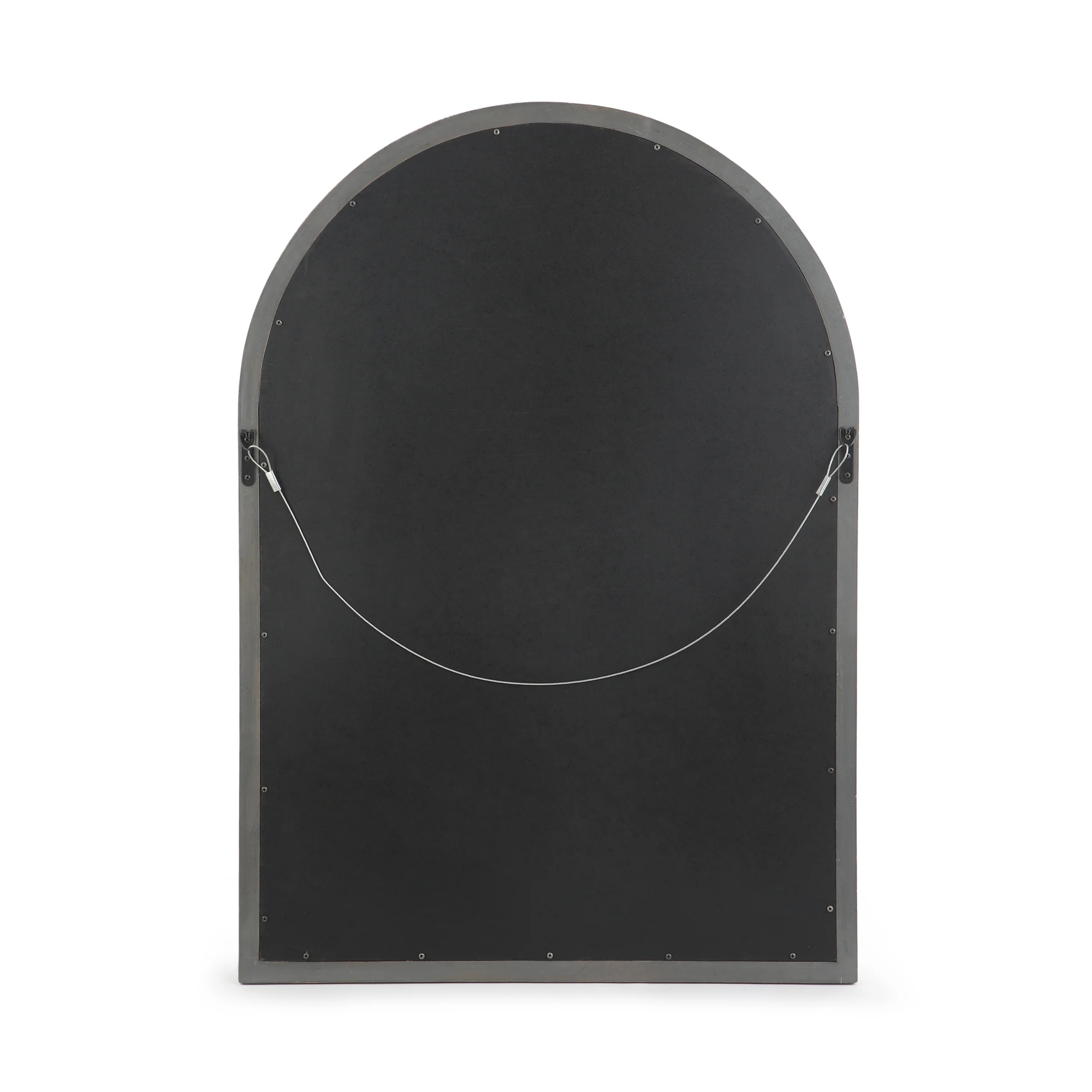 Sebastiane Traditional Arched Windowpane Mirror - furnishings