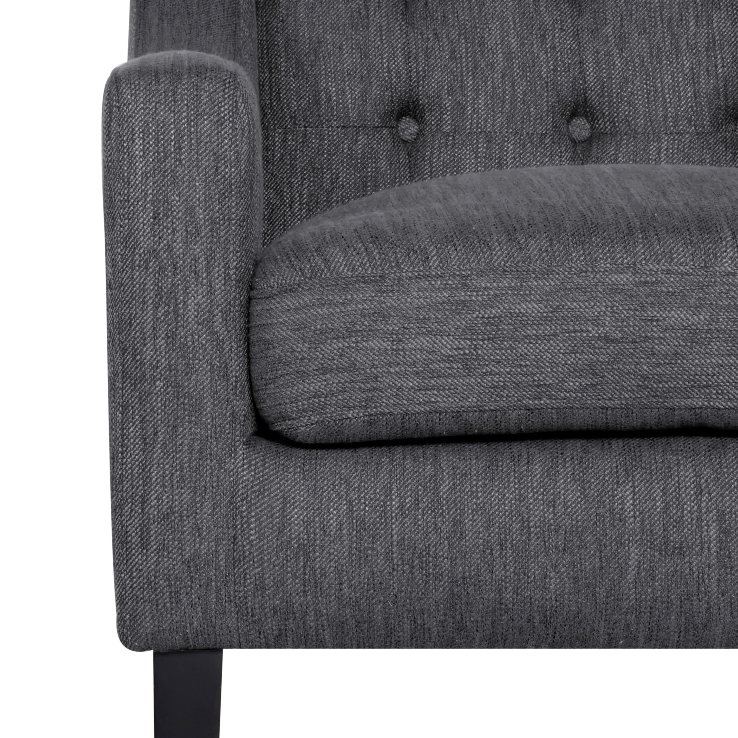 Aragon Contemporary Fabric Tufted Accent Chair - furnishings