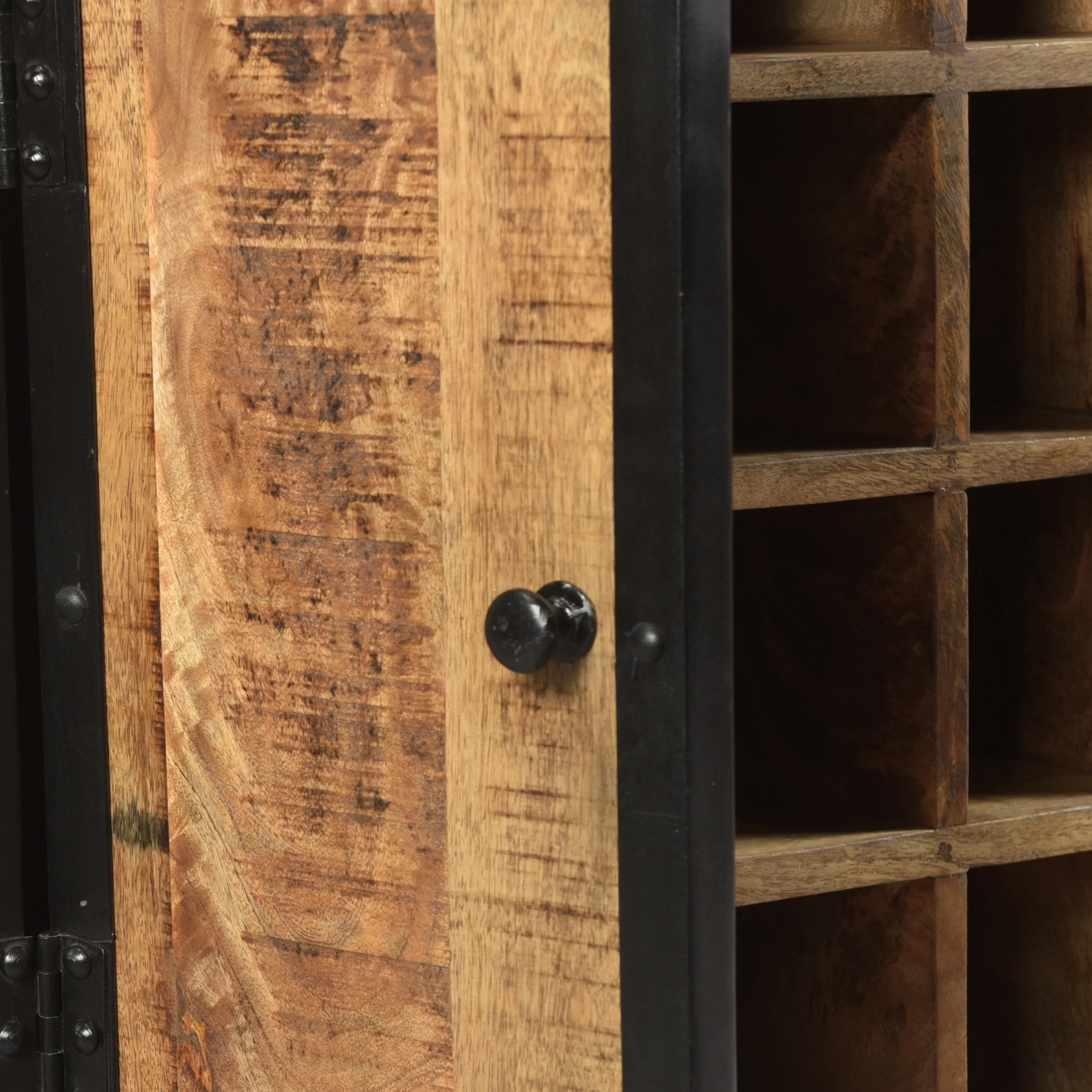 Spring Industrial Design Wine Rack Bar Cabinet - furnishings