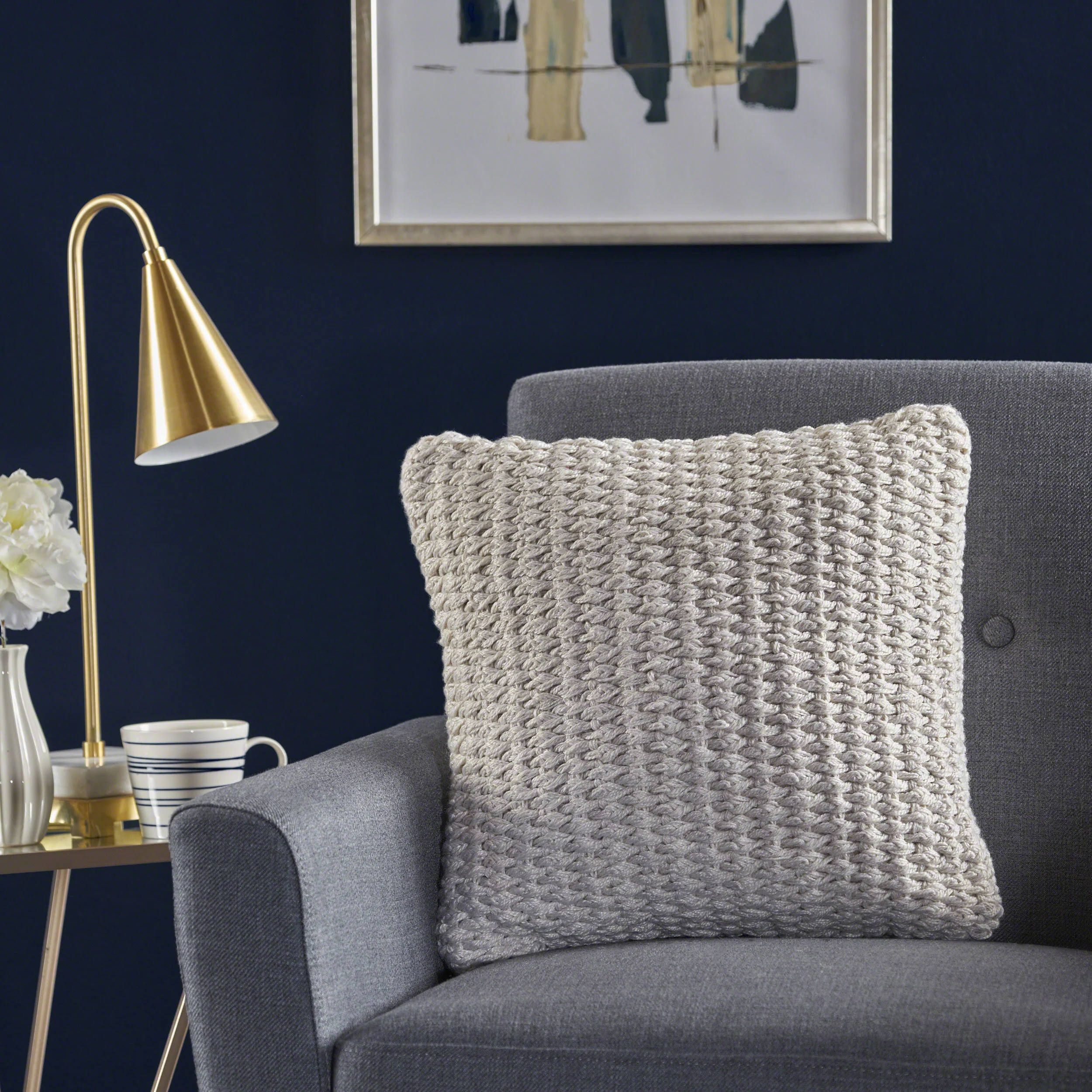 Dervilla Handcrafted Boho Fabric Pillow - furnishings