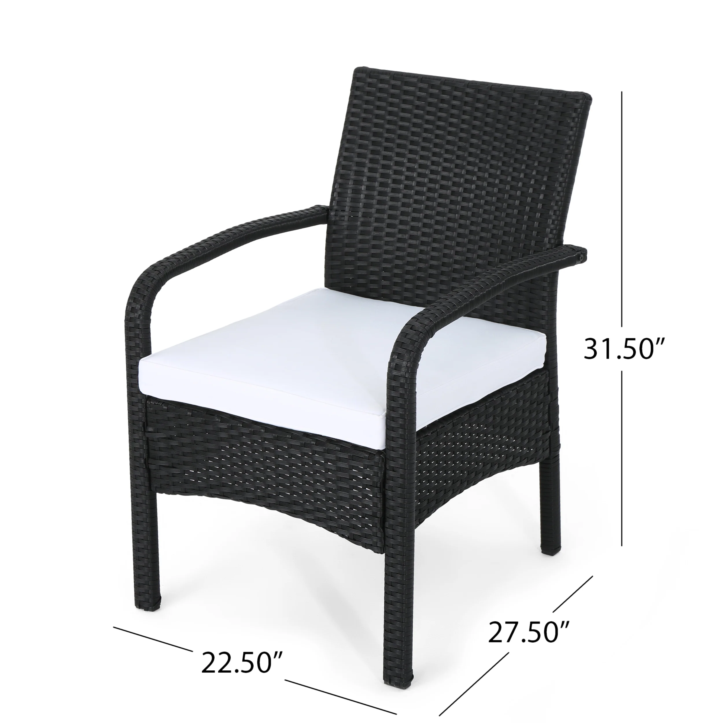 Carmela Outdoor 8 Seater Wicker Chat Set with Cushions - furnishings