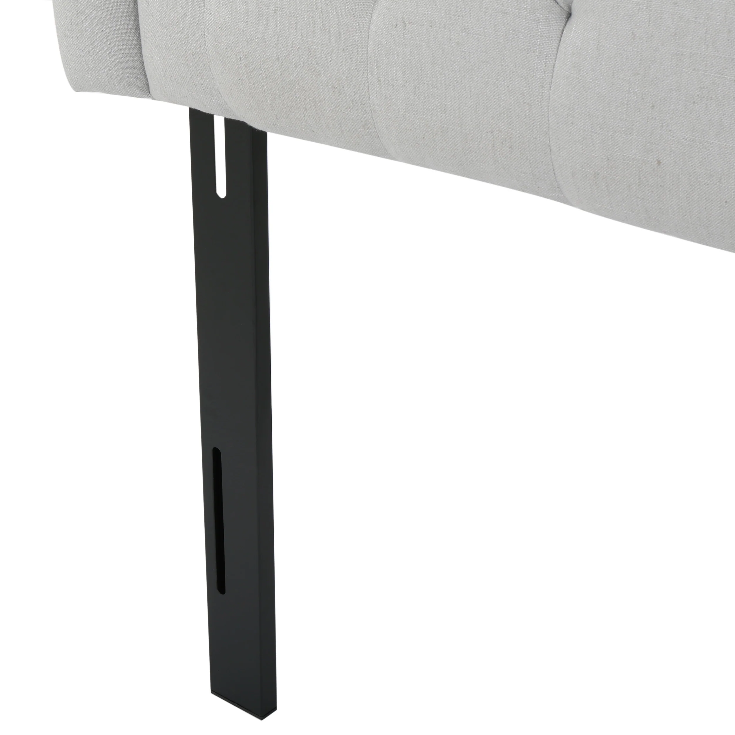 Celina Queen Tufted Adjustable Fabric Headboard - furnishings