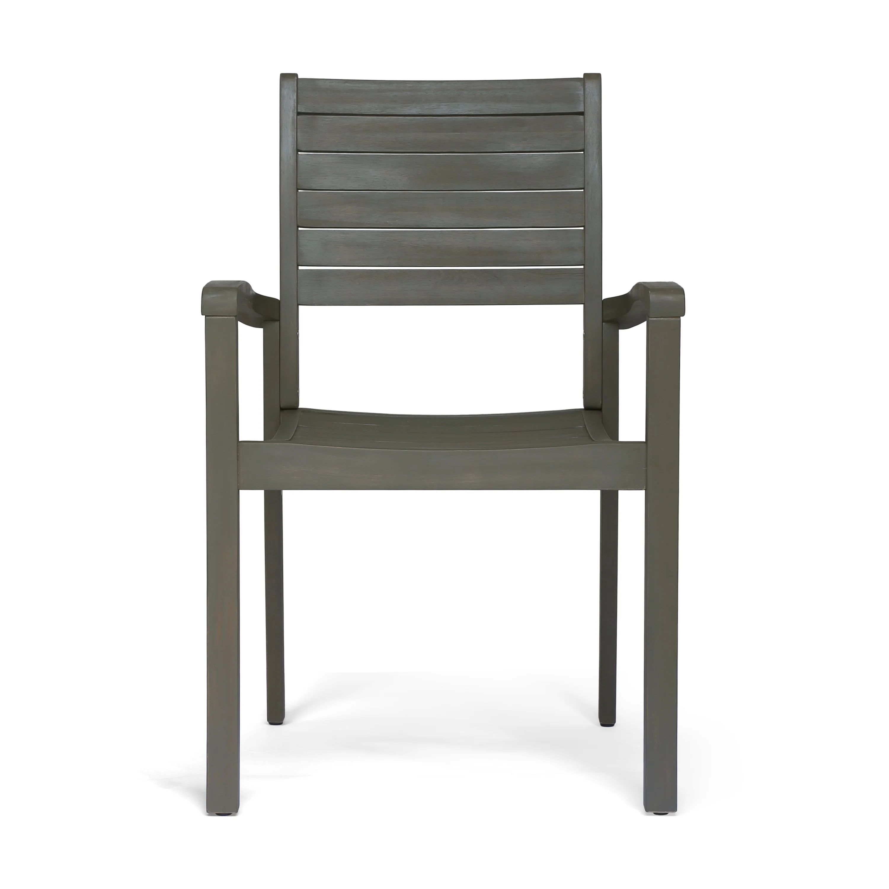Powell Outdoor 6-Seater Oval Acacia Wood Dining Set - furnishings