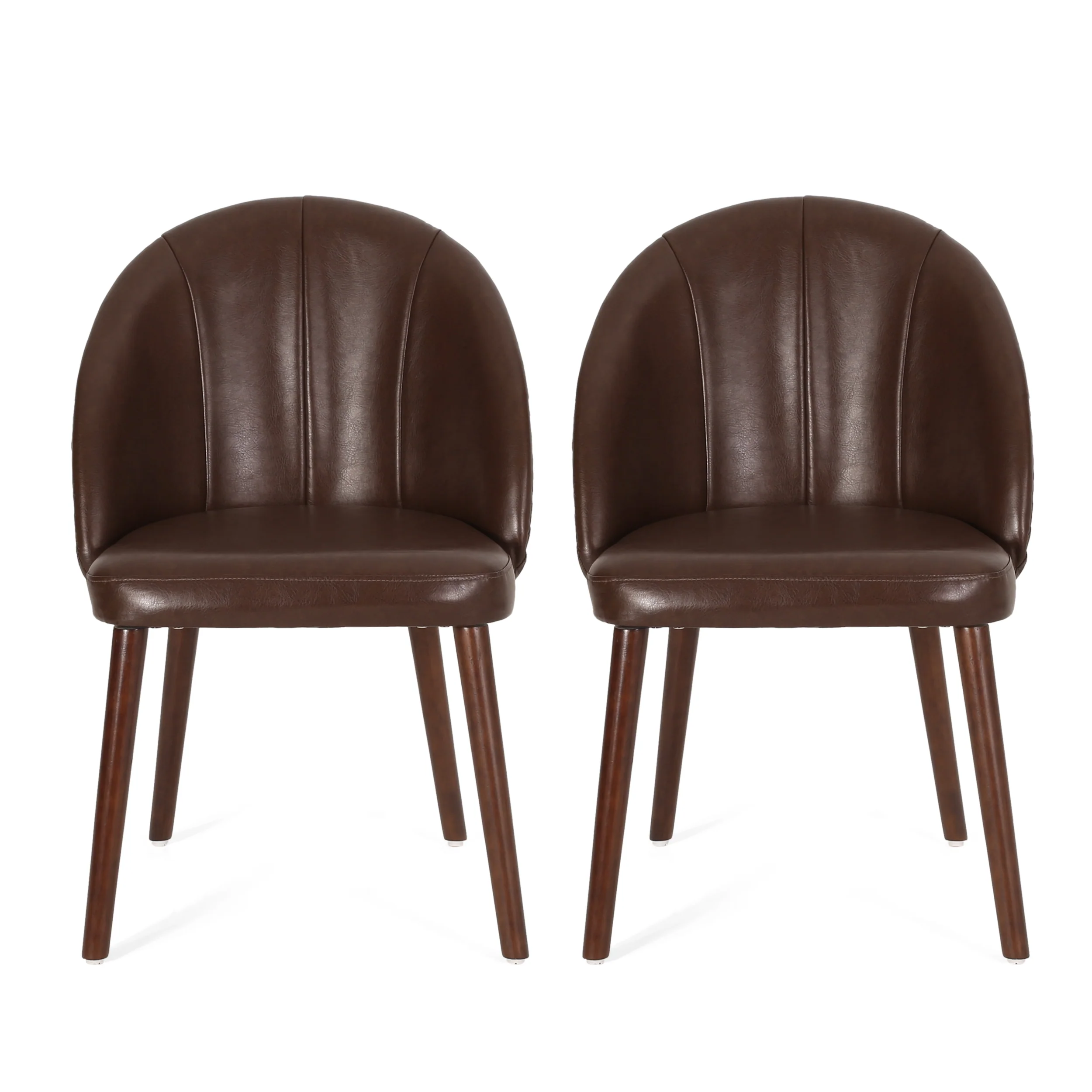Lewiston Contemporary Channel Stitch Dining Chairs, Set of 2 - furnishings