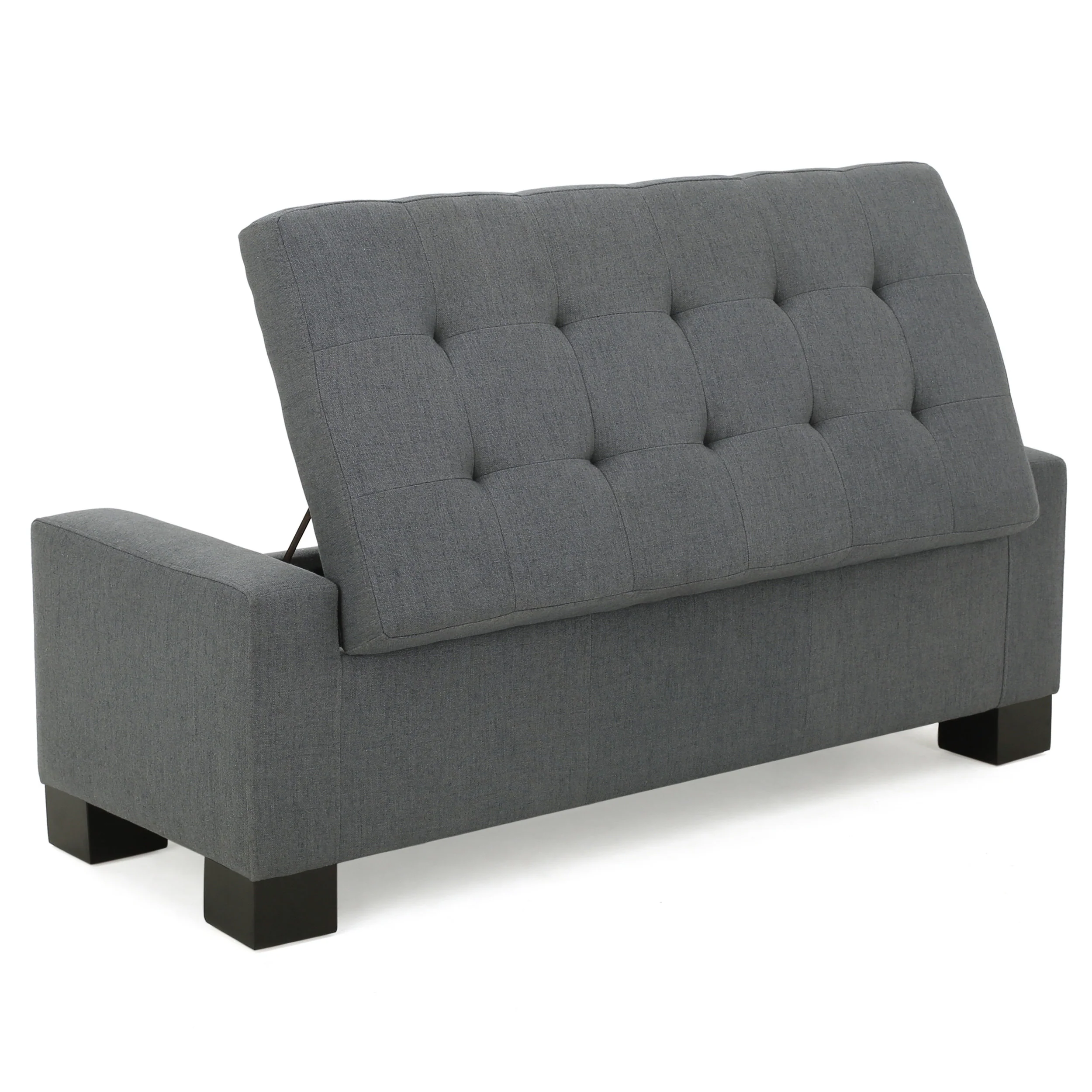 Legacy Tufted Top Fabric Storage Ottoman - furnishings