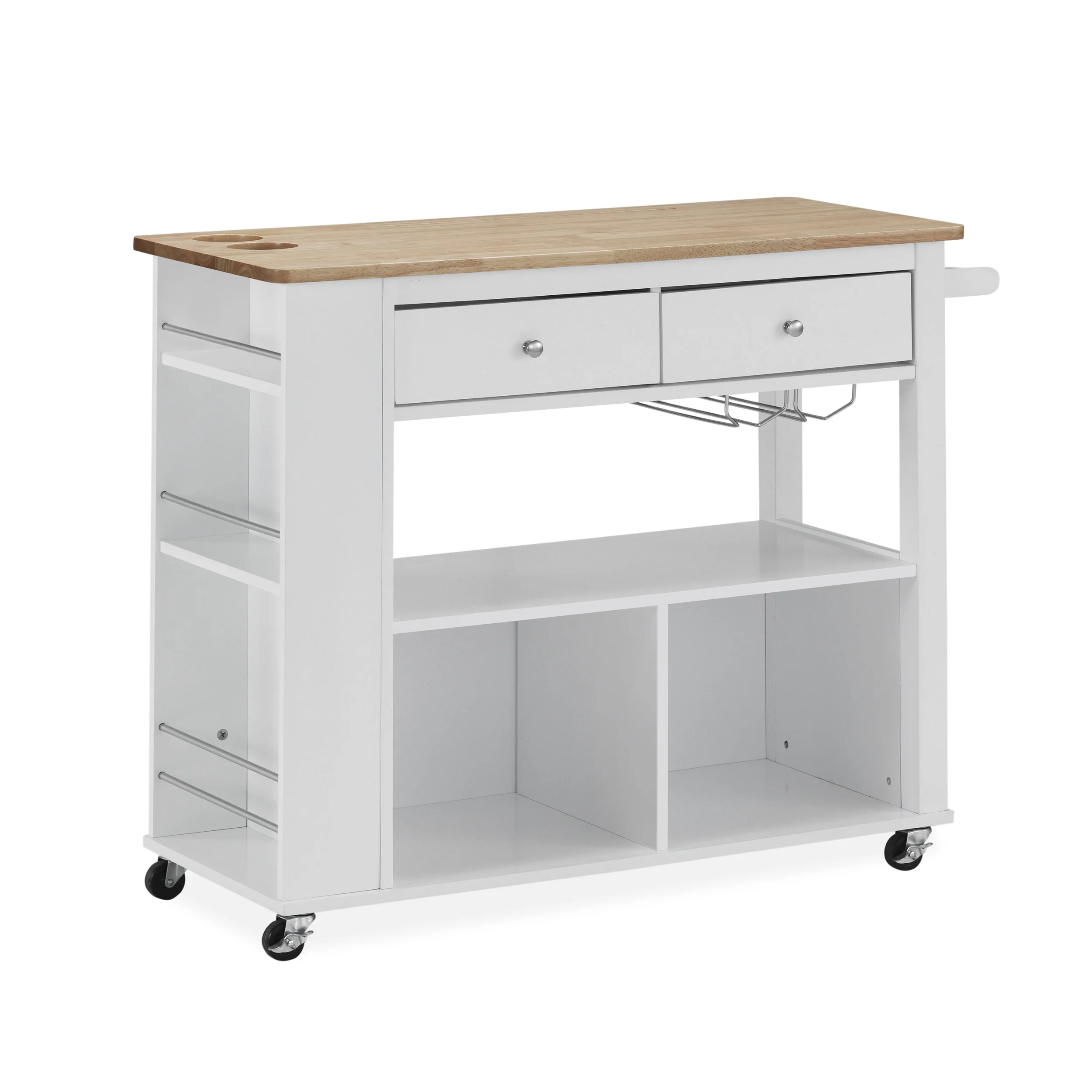 Julien Kitchen Cart with Wheels - furnishings