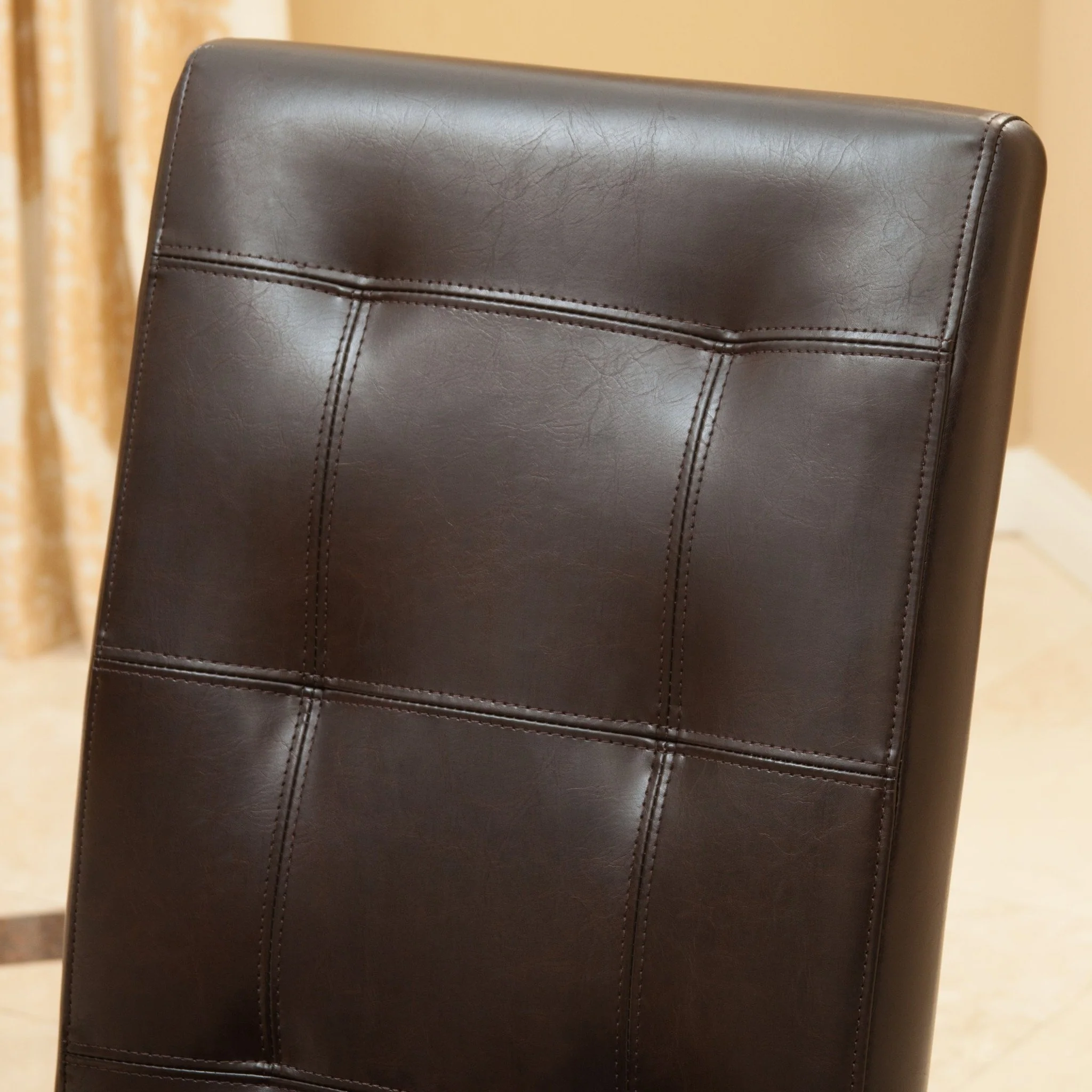 Haynes Brown Leather Dining Chairs (Set of 2) - furnishings