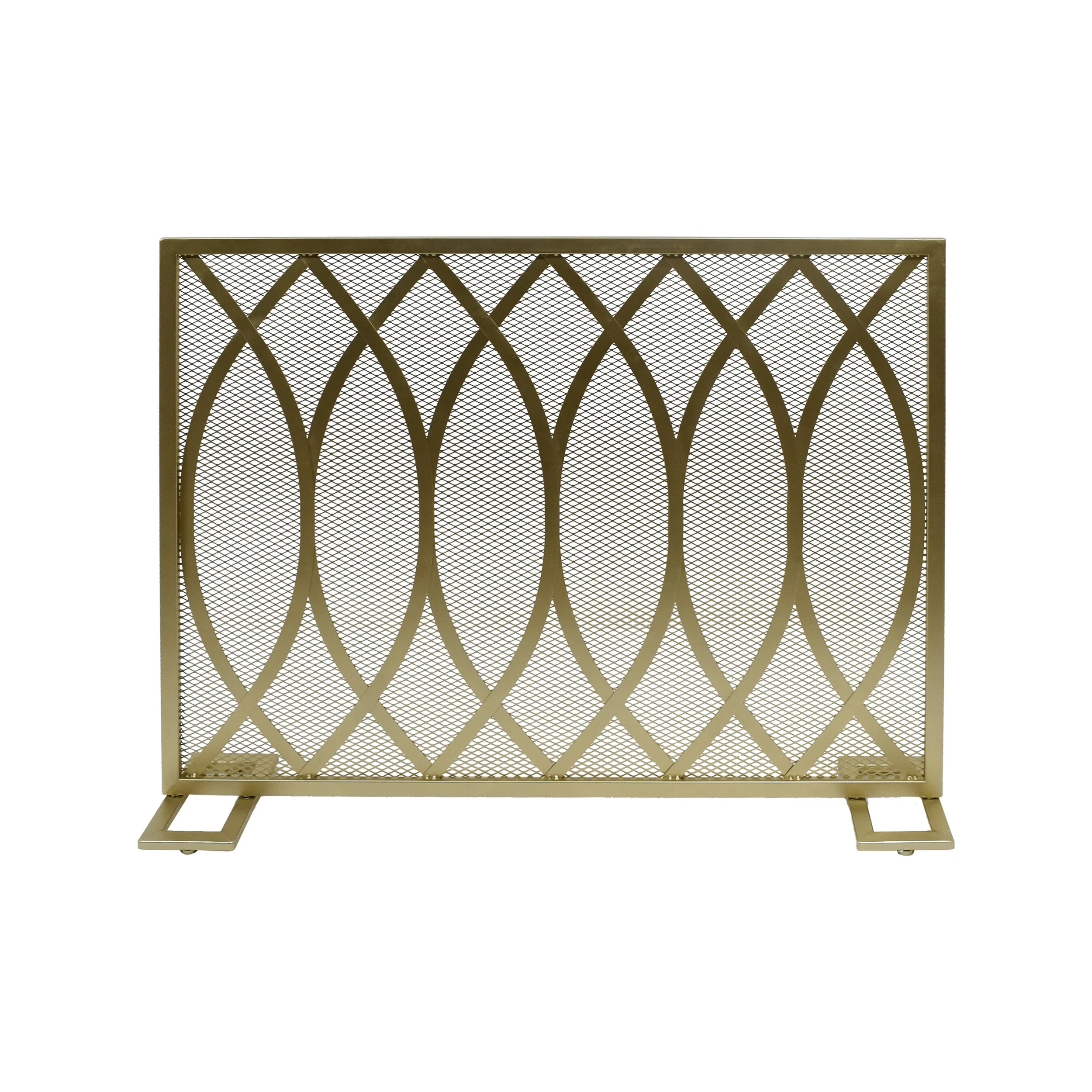 Junior Modern Single PanelIron Firescreen - furnishings