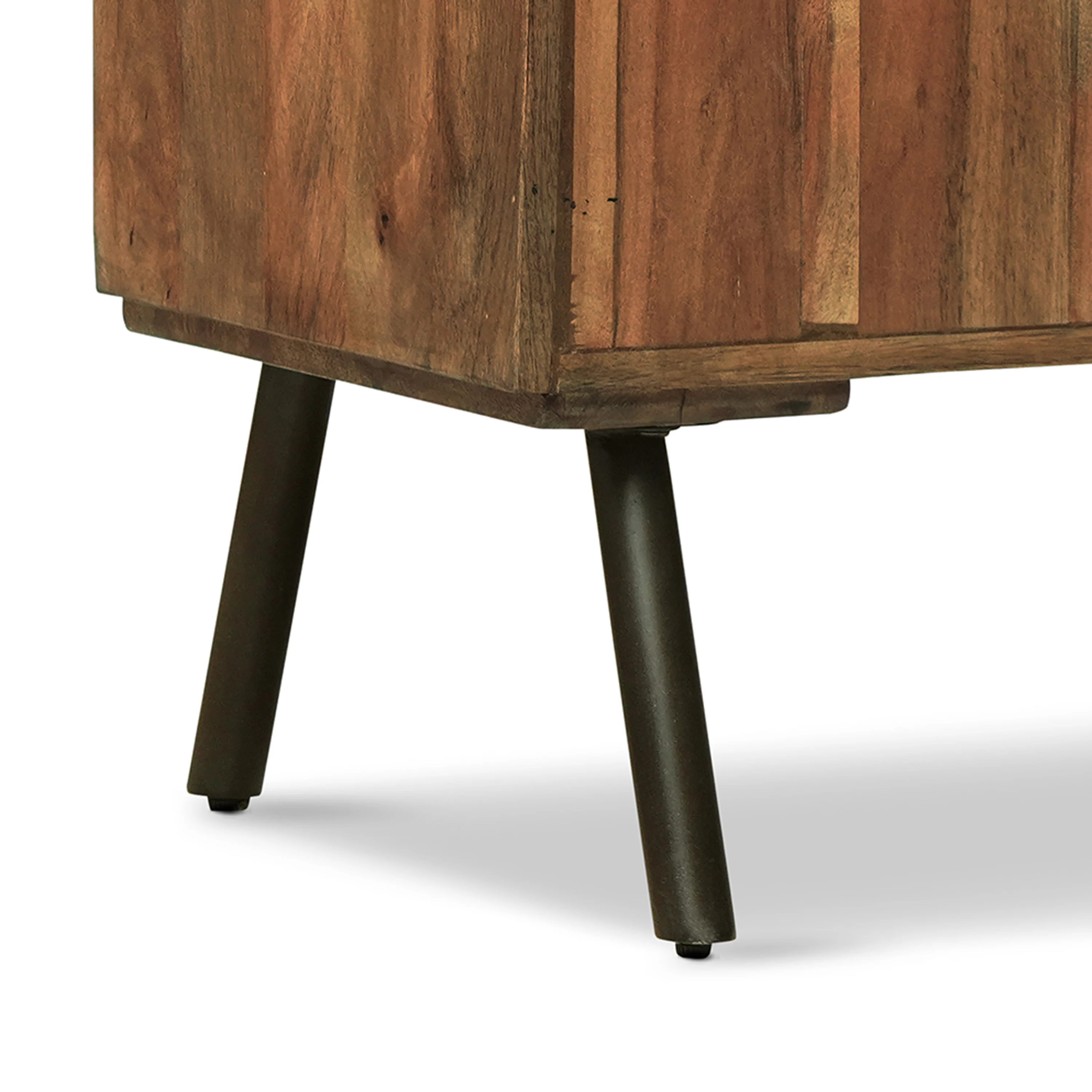 Yordani Mid-Century Modern Handcrafted Mango Wood Sideboard - furnishings