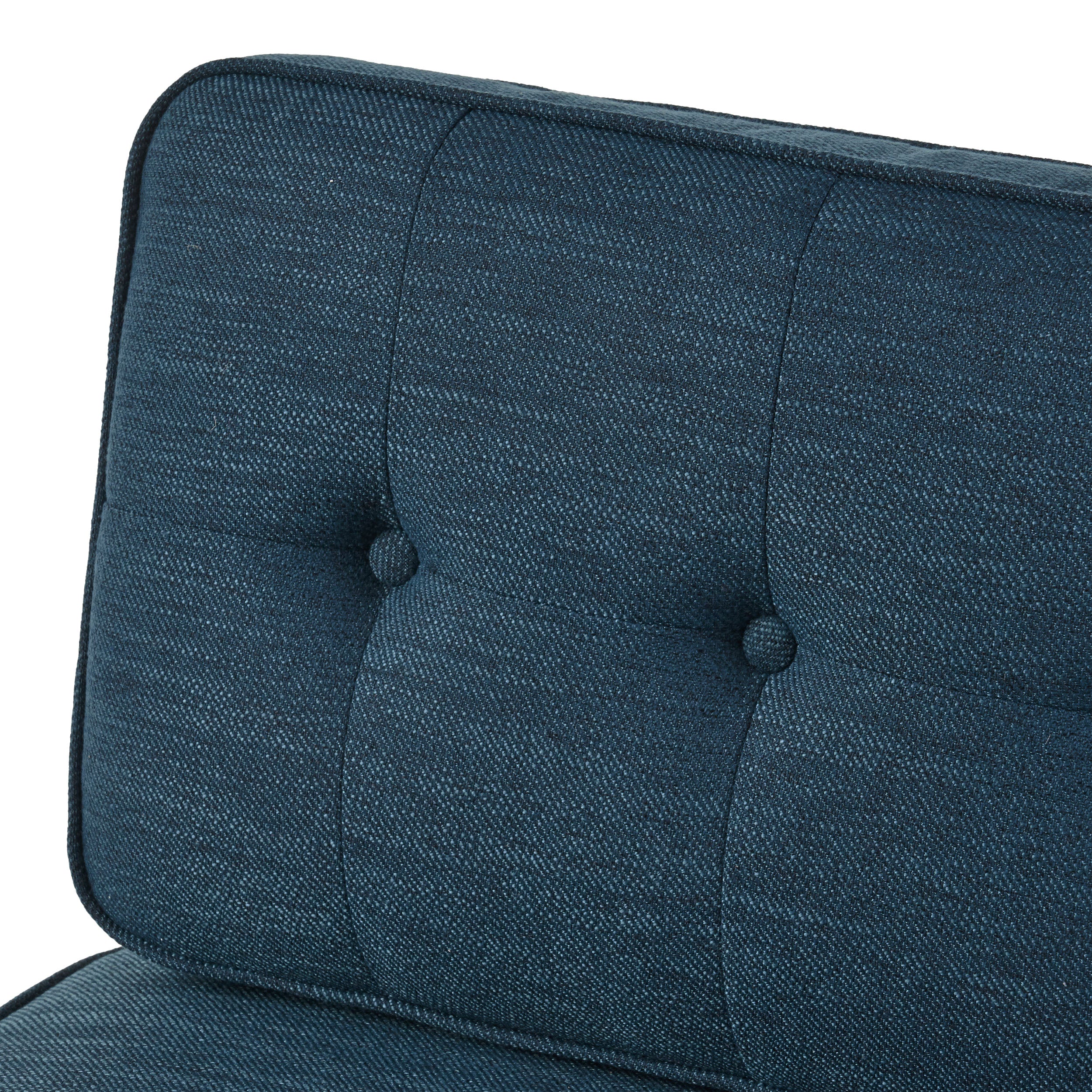 Grace Contemporary Fabric Chaise Sectional with Button Accents - furnishings