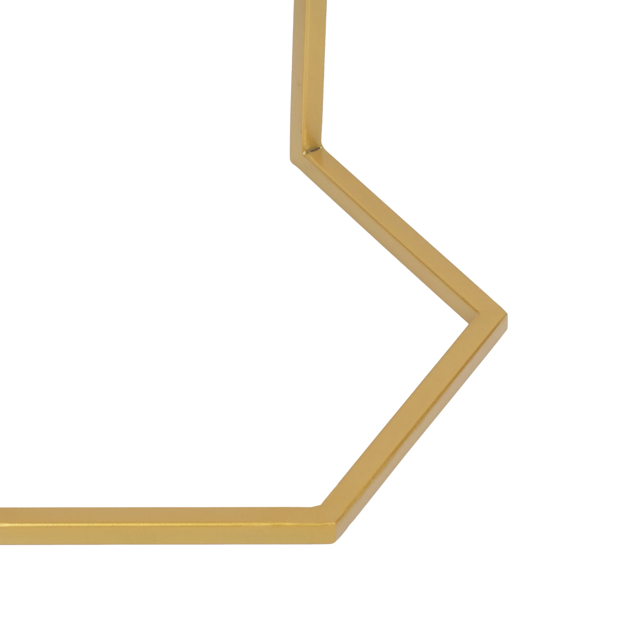 Mableton Boho Glam Handcrafted Hexagon C-Shaped Nesting Tables (Set of 3) - furnishings