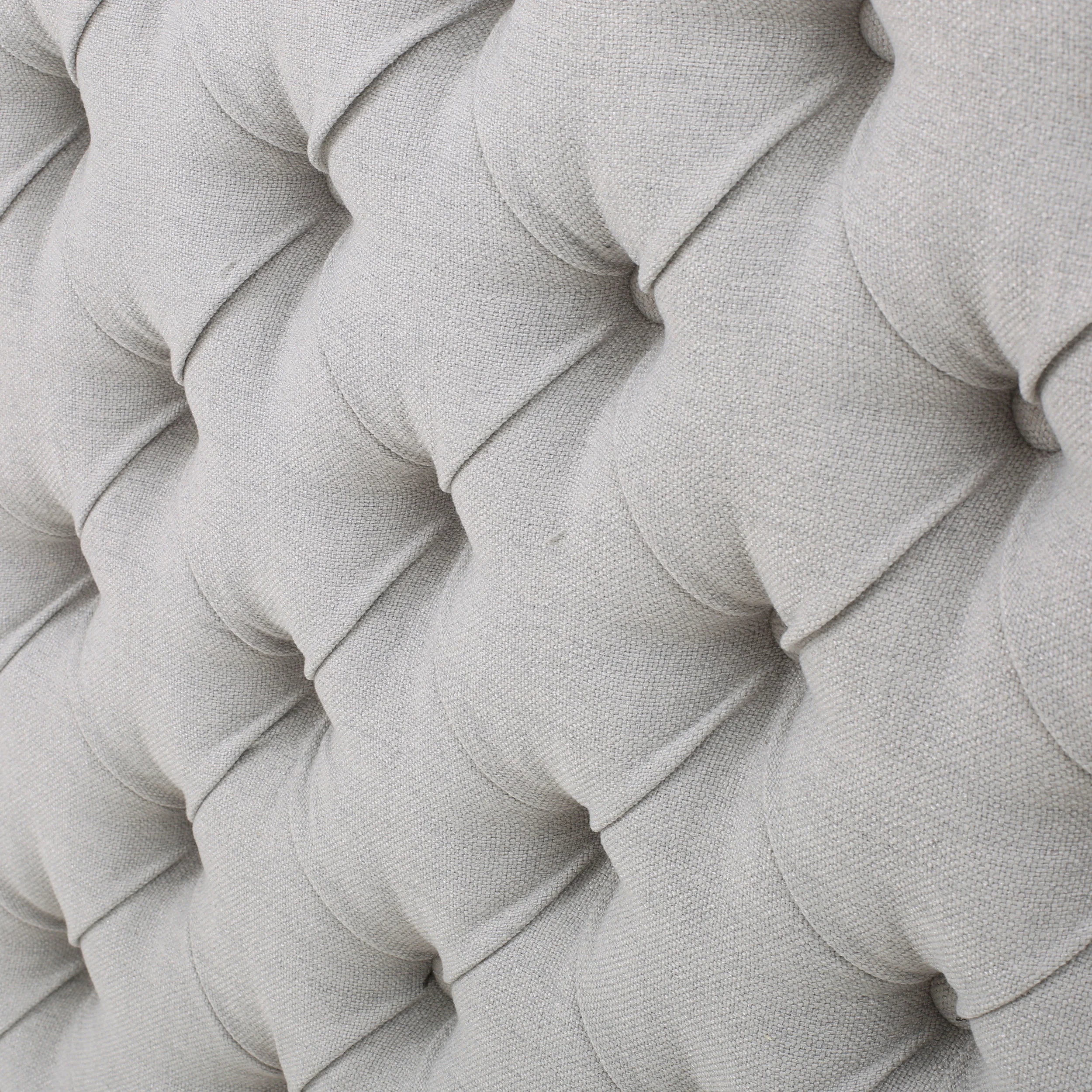Brunet Contemporary Button Tufted Fabric Queen/Full Headboard - furnishings