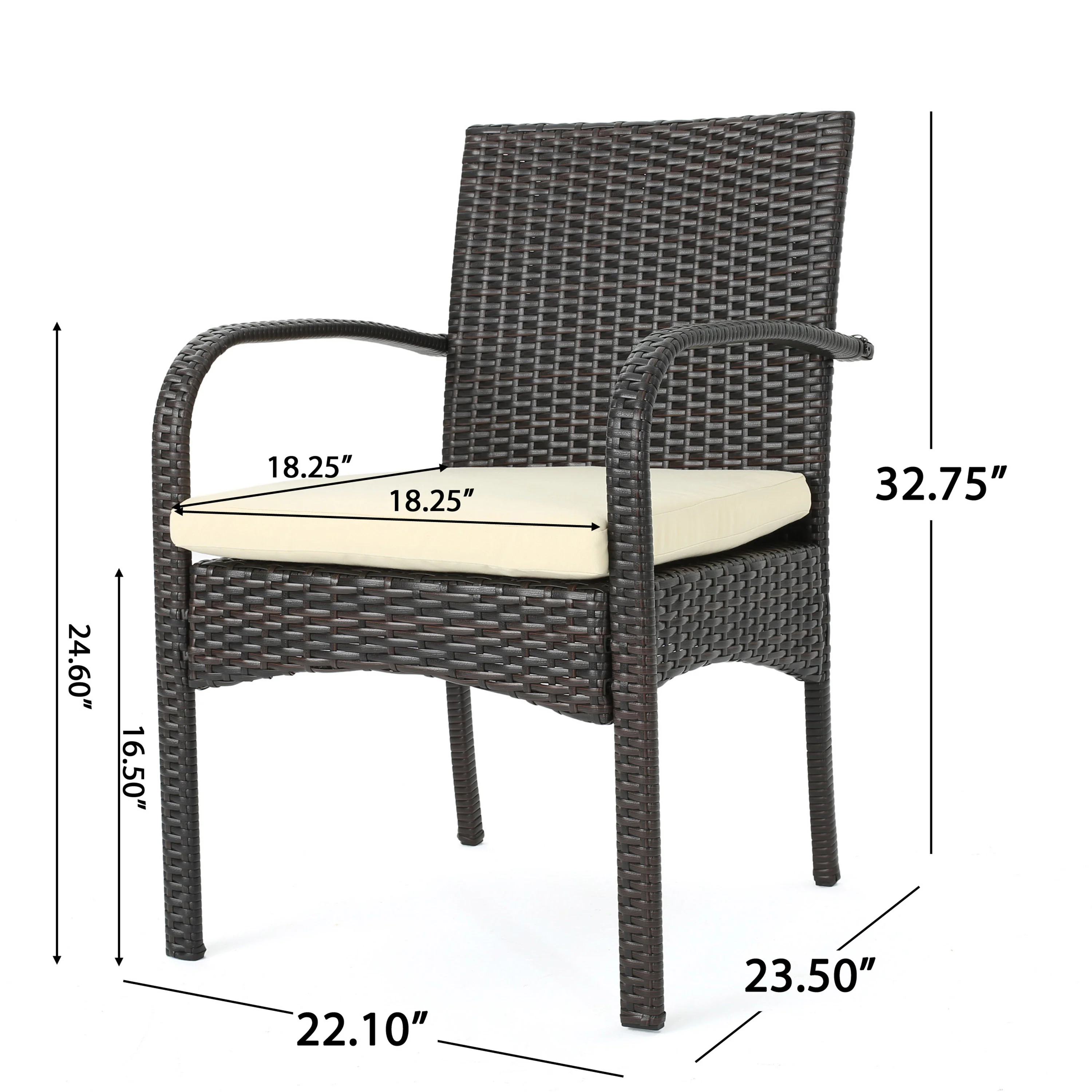Brady Outdoor Industrial Wood and Wicker 5 Piece Square Dining Set, Teak and Multi Brown and Cr¨¨me - furnishings