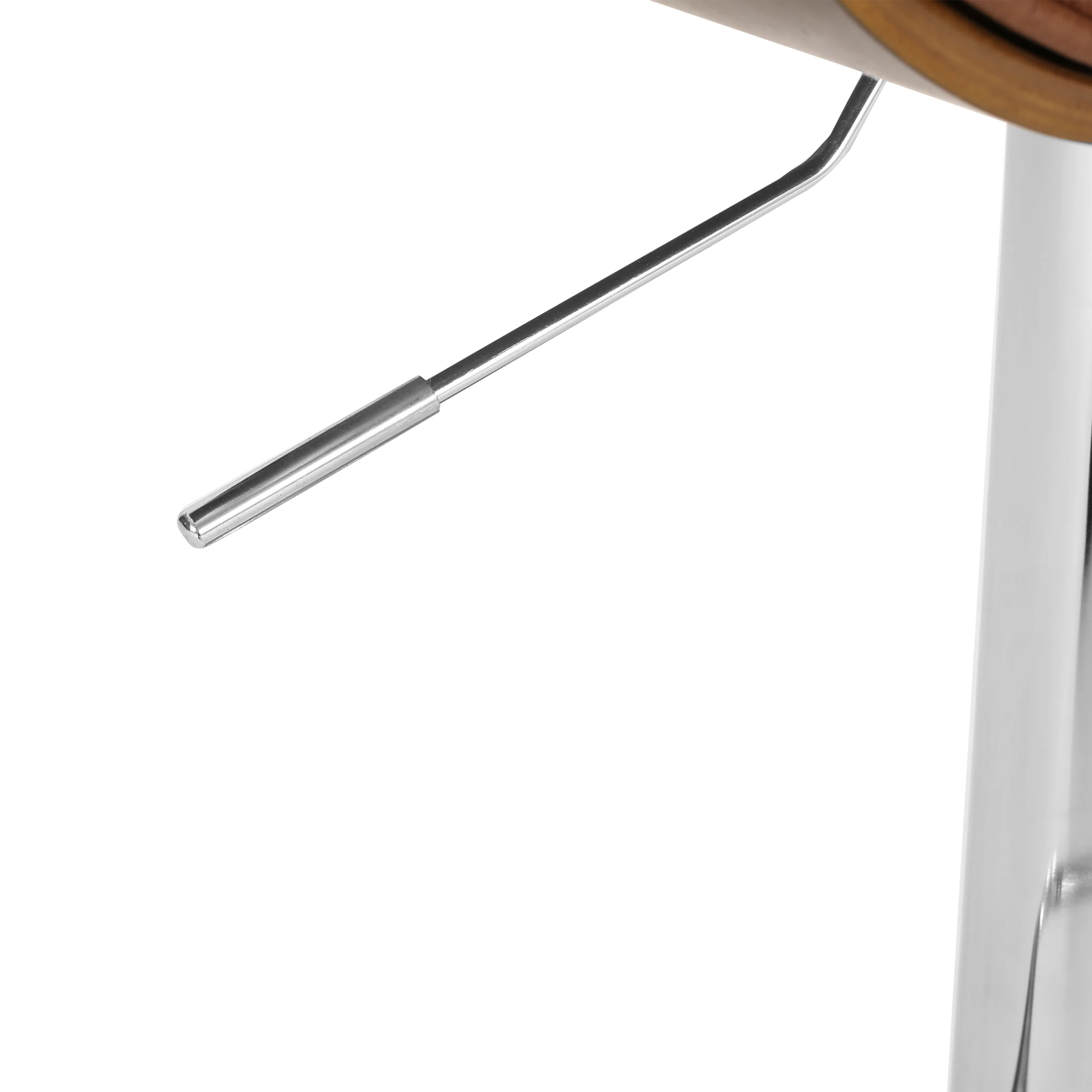 Canyon Mid Century Modern Bentwood Adjustable Swivel Barstools, Set of 2 - furnishings