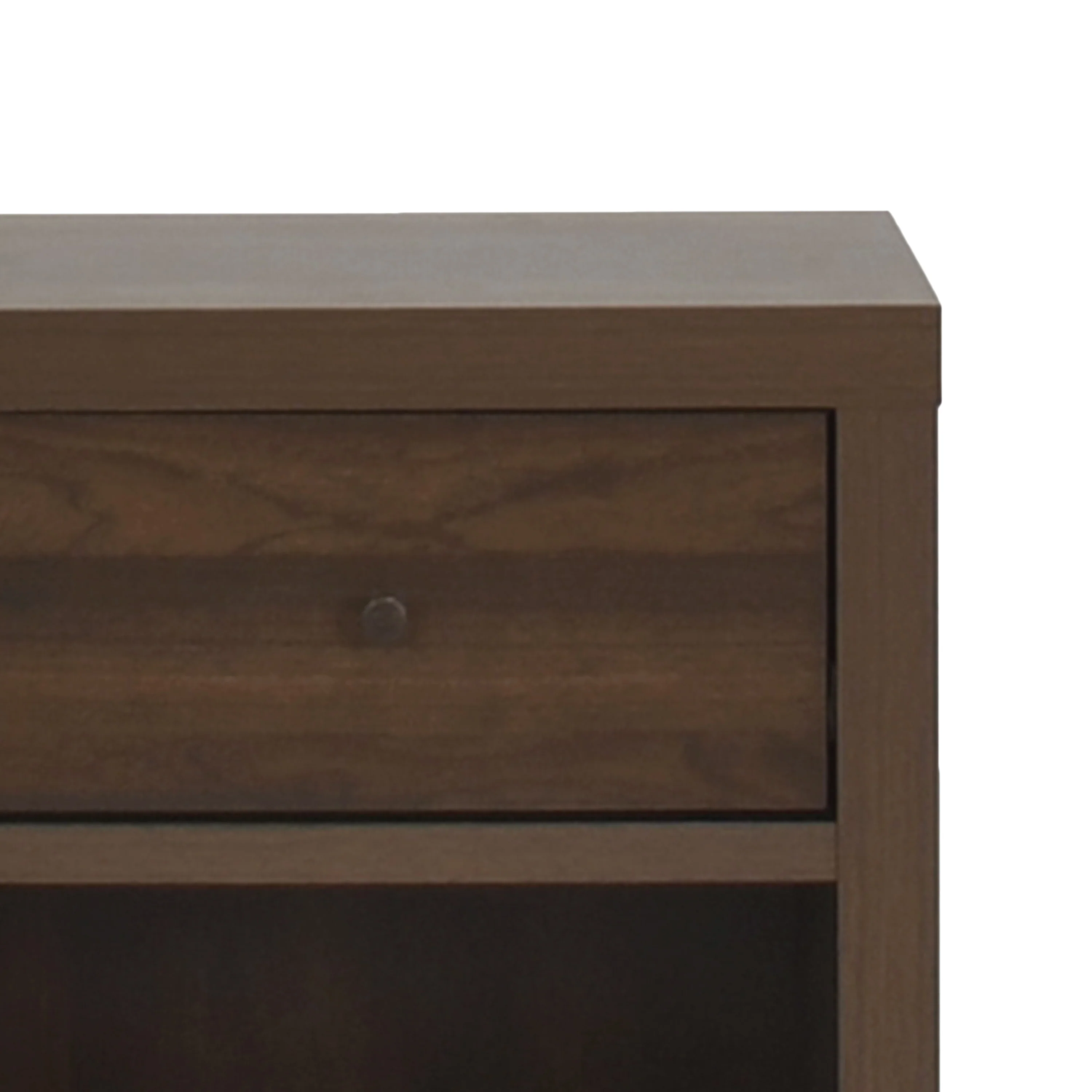 Farhart Faux Wood Single Drawer Nightstand - furnishings