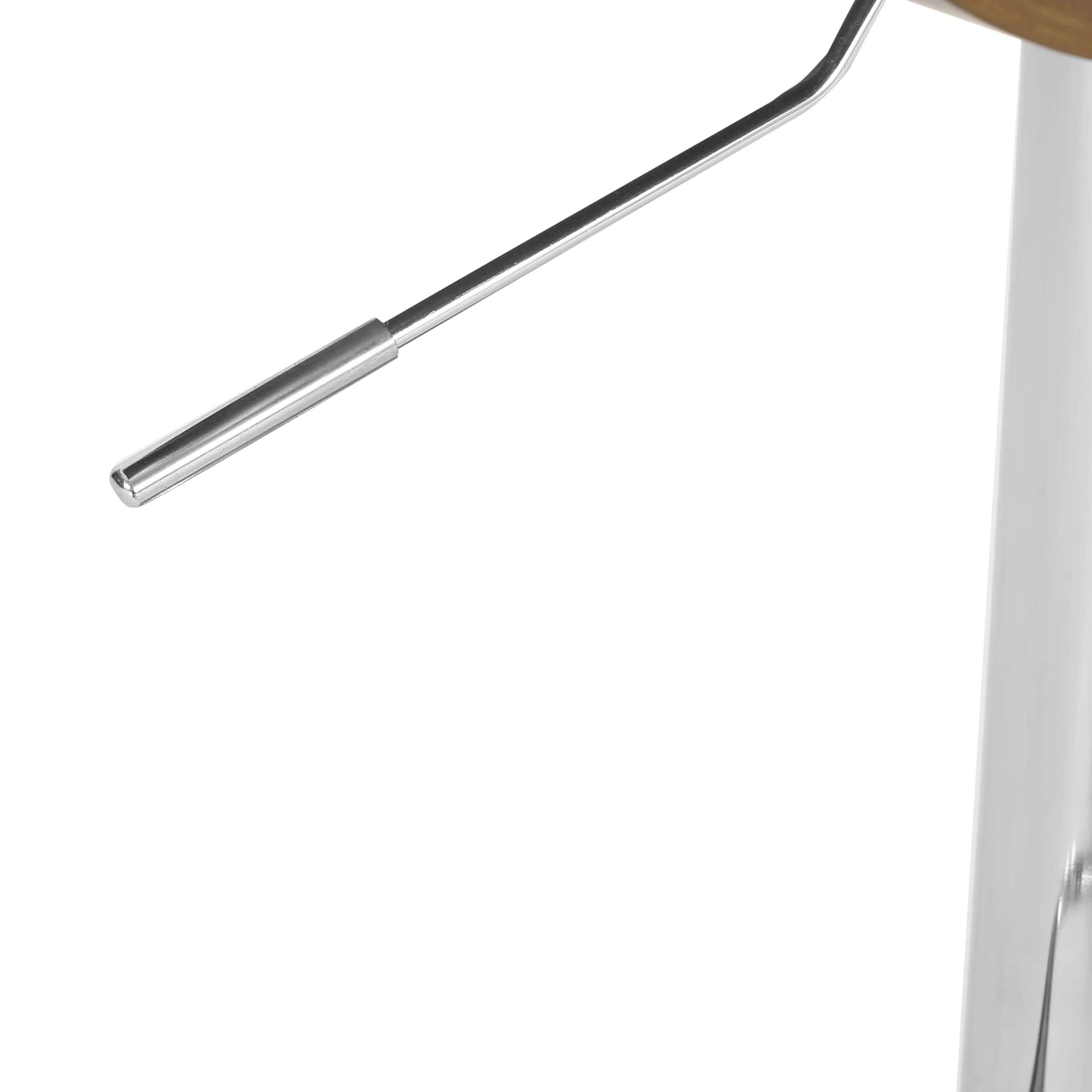Canyon Mid Century Modern Bentwood Adjustable Swivel Barstools, Set of 2 - furnishings