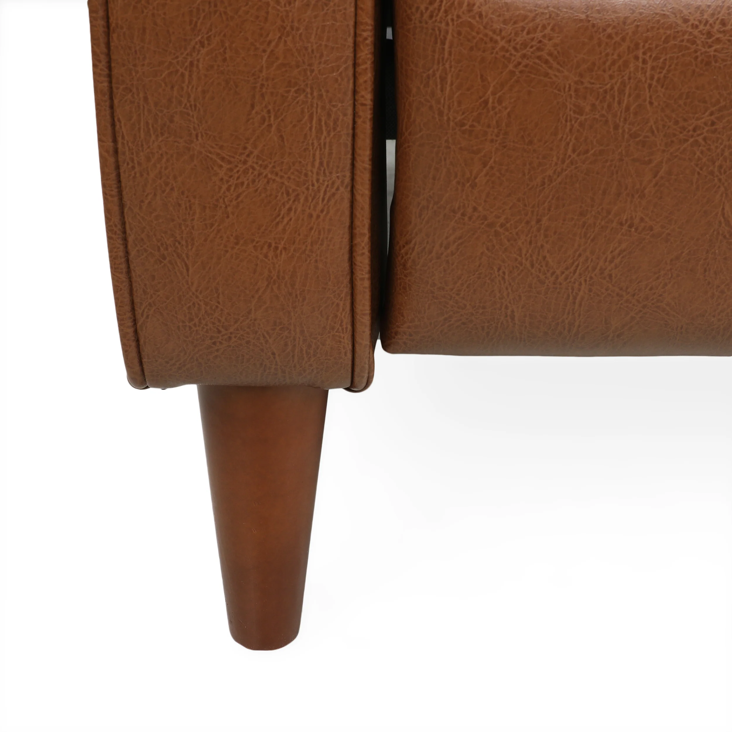 Manville Contemporary Tufted Loveseat Pushback Recliner - furnishings
